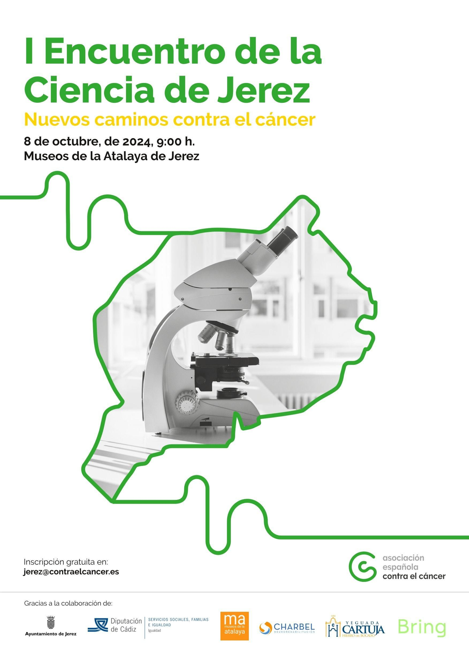 Cartel del I Encuentro de la Ciencia de Jerez. Cartel del I Encuentro de la Ciencia de Jerez.