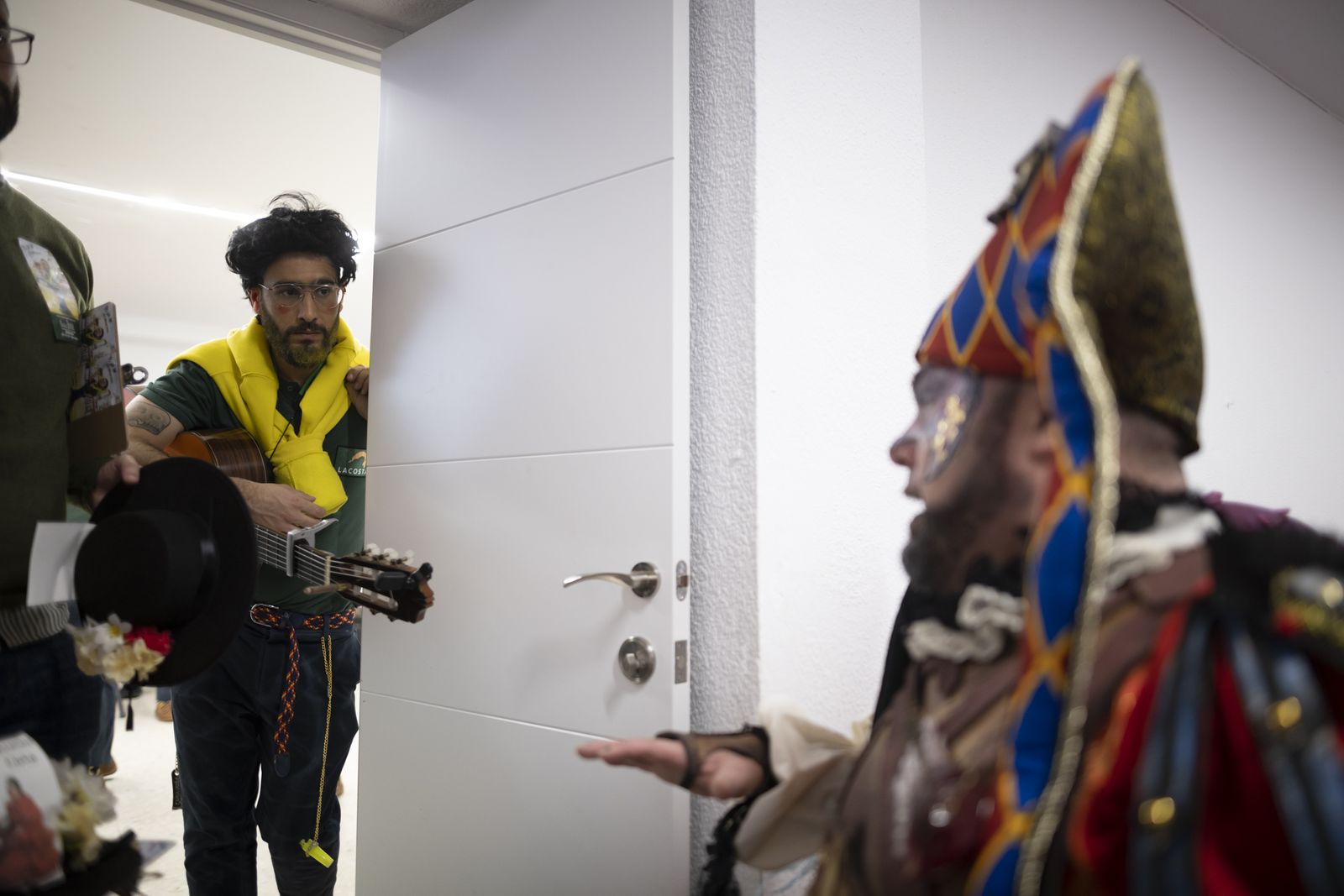 Ambiente en la final  del Carnaval Colombino