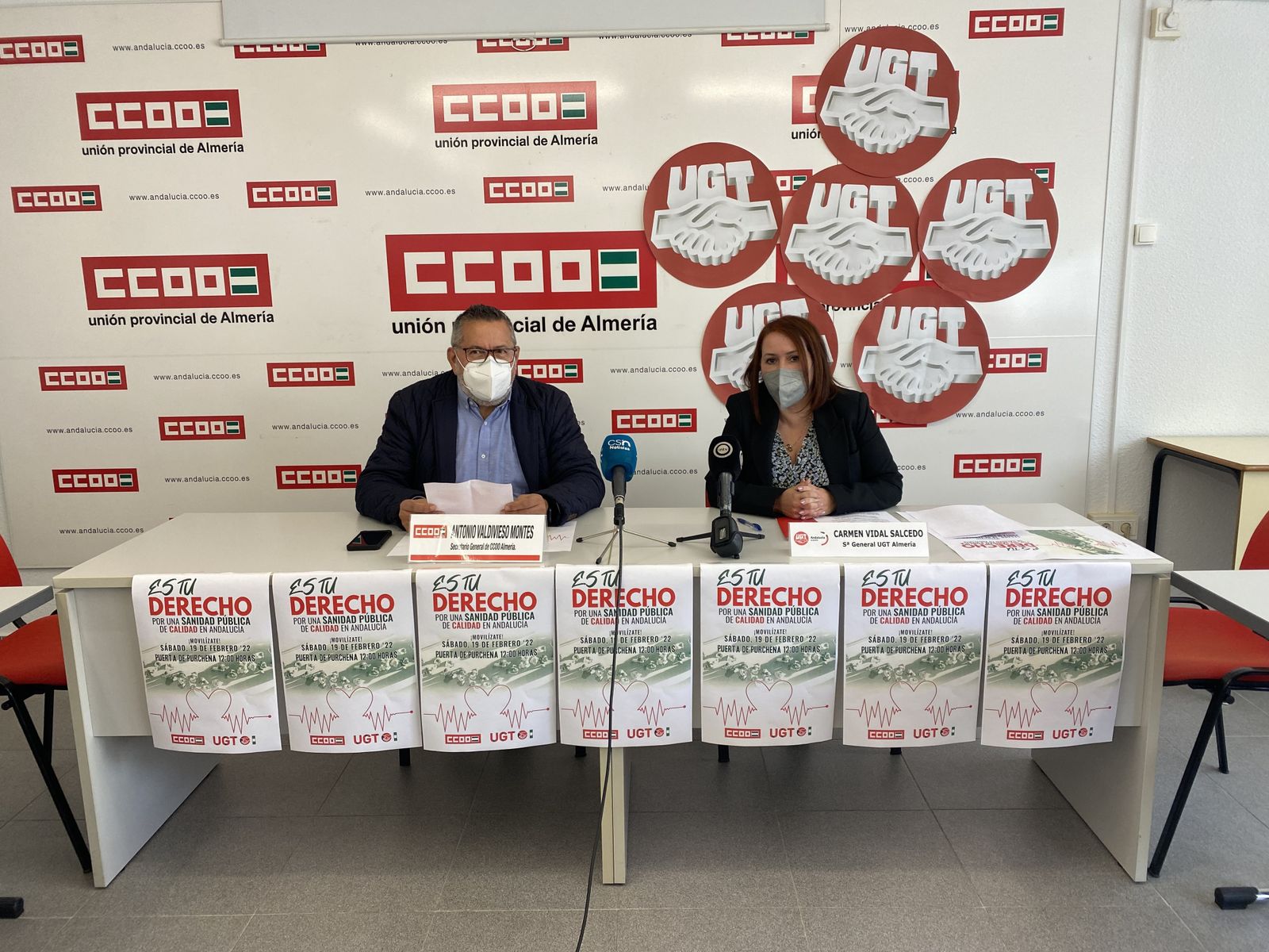 Antonio Valdivieso y Carmen Vidal.