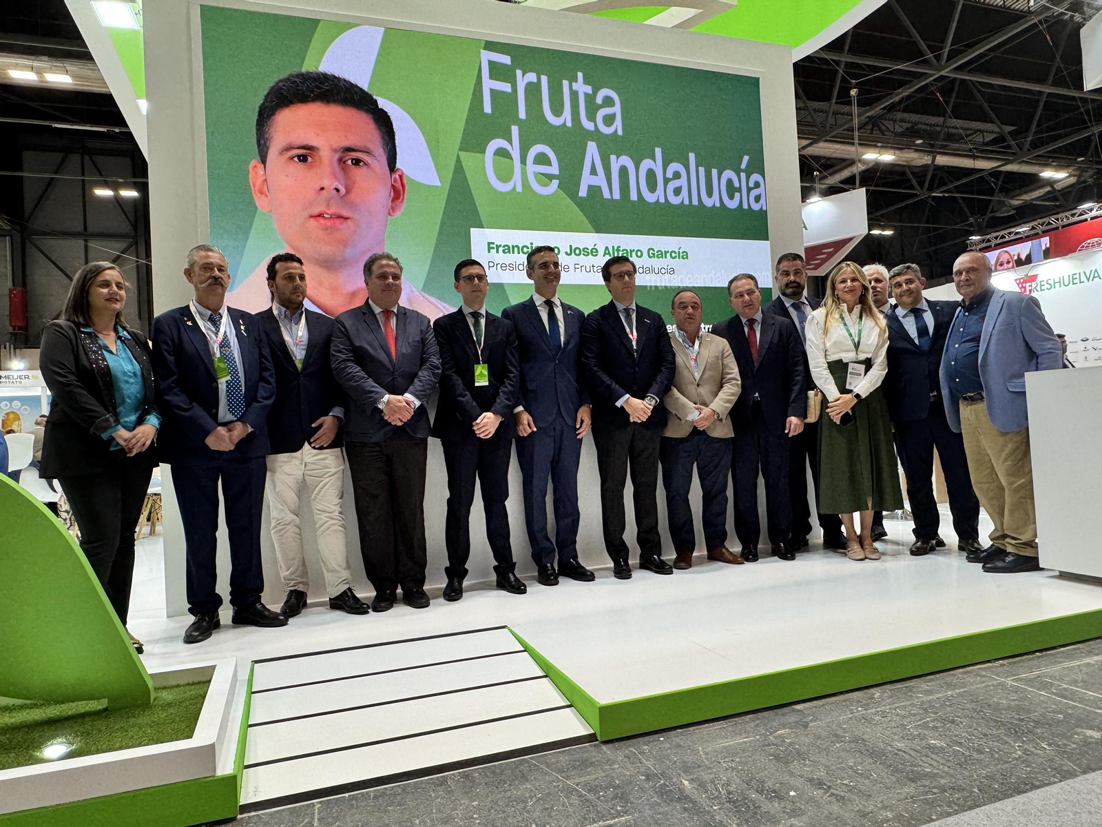 Imágenes de la participación de Huelva en la primera jornada de Fruit Attraction 2024