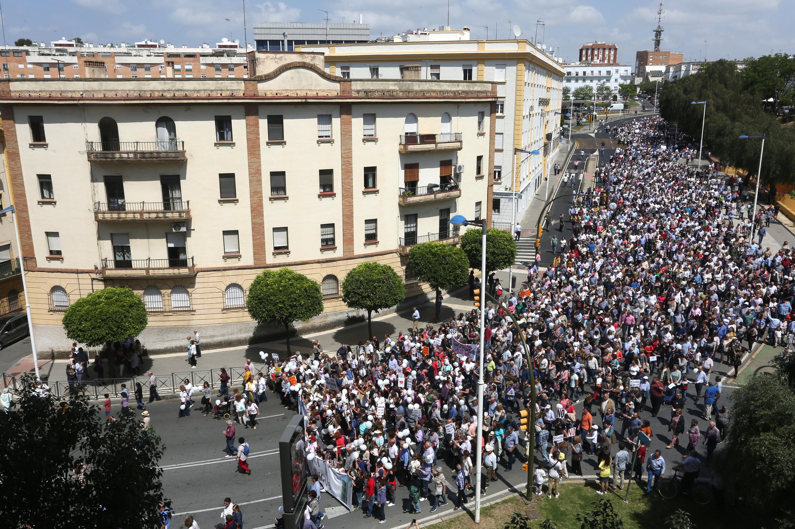 Las Imágenes de la Manifestación por una Sanidad Digna