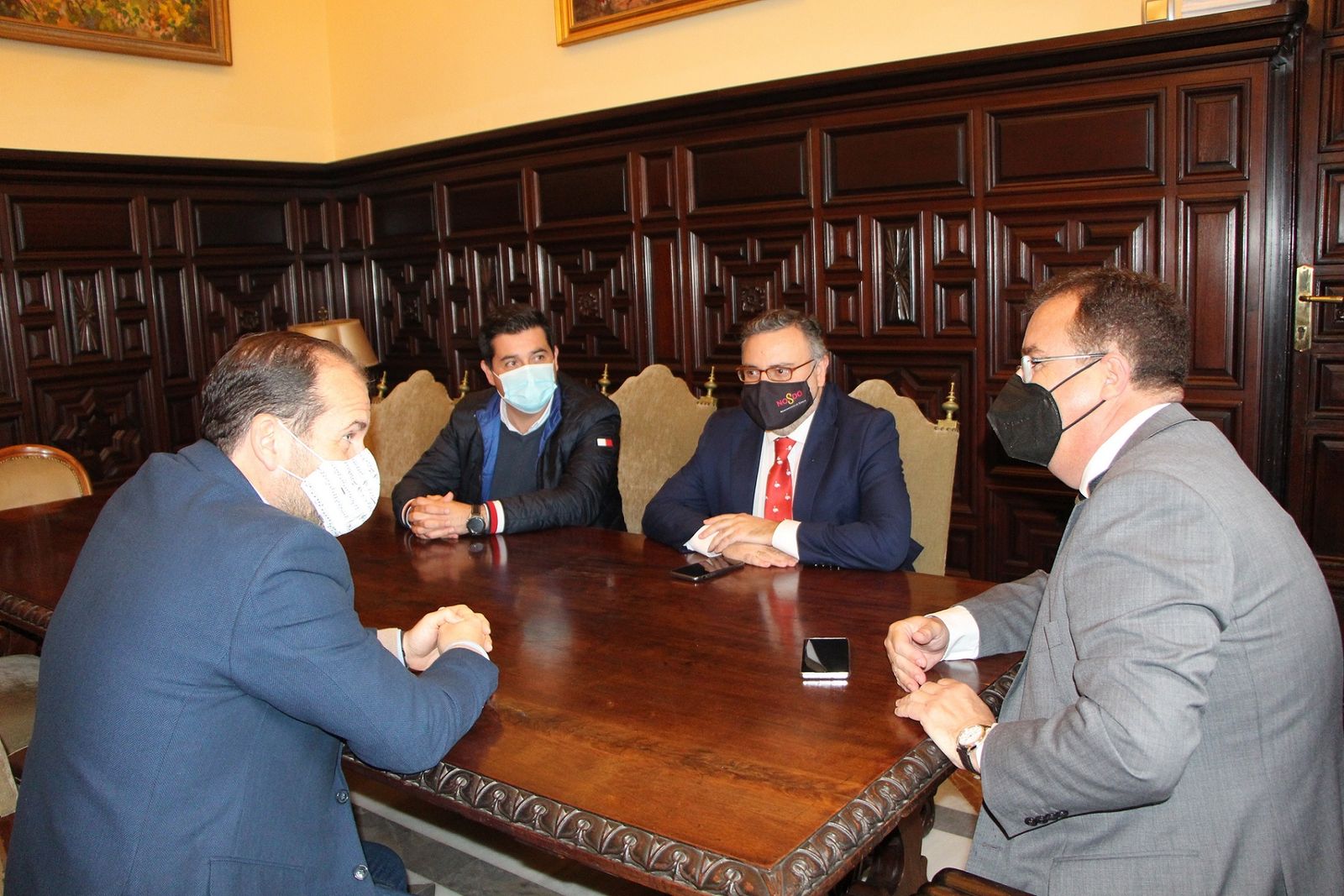 La reunión celebrada este viernes.