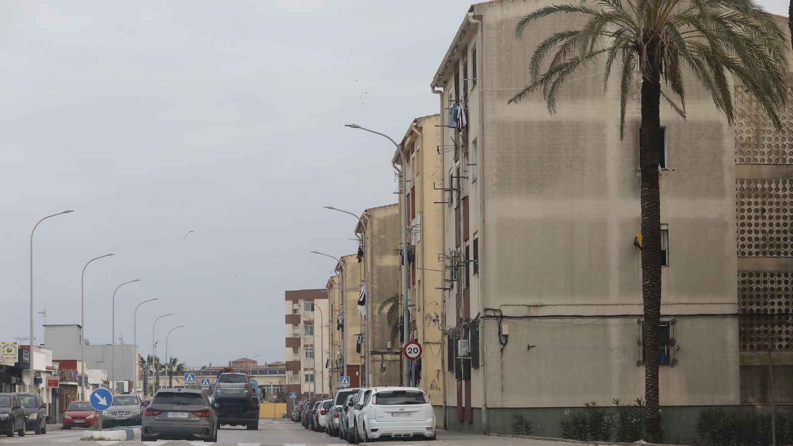 Las Palomeras, en La Línea.