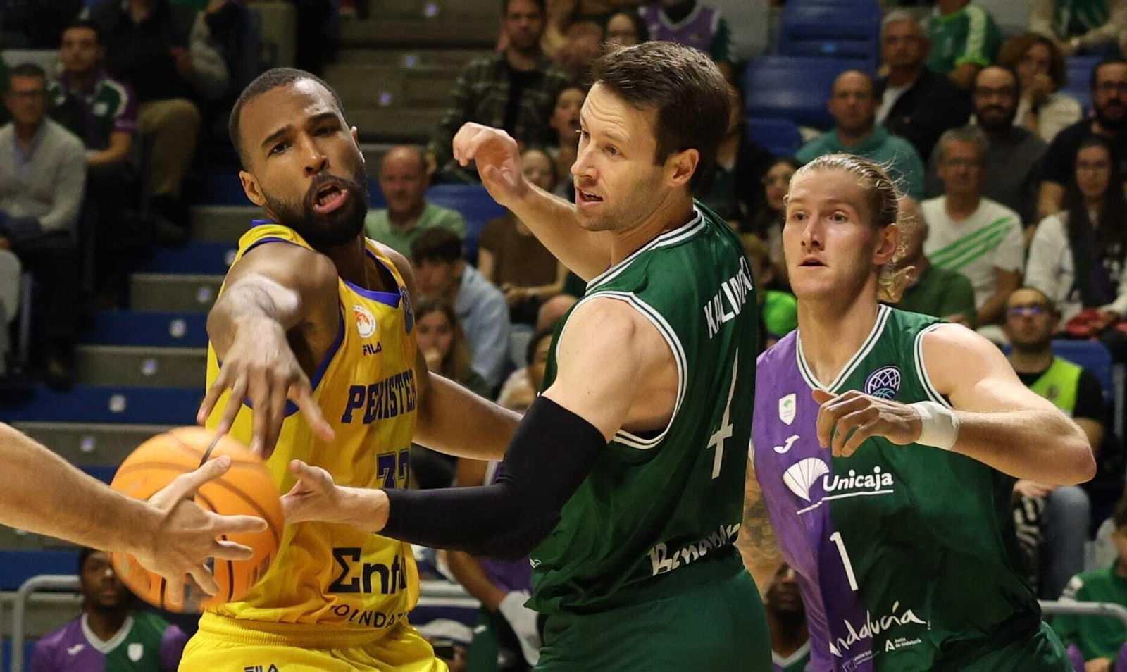 El Unicaja-Peristeri, en fotos