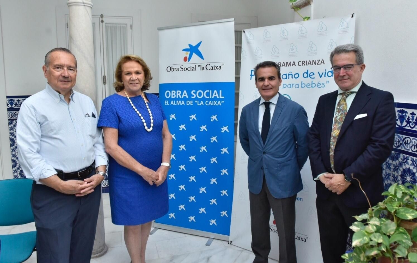 Federico Argüelles, Concha Yoldi, Rafael Herrador y Manuel Sobrino.