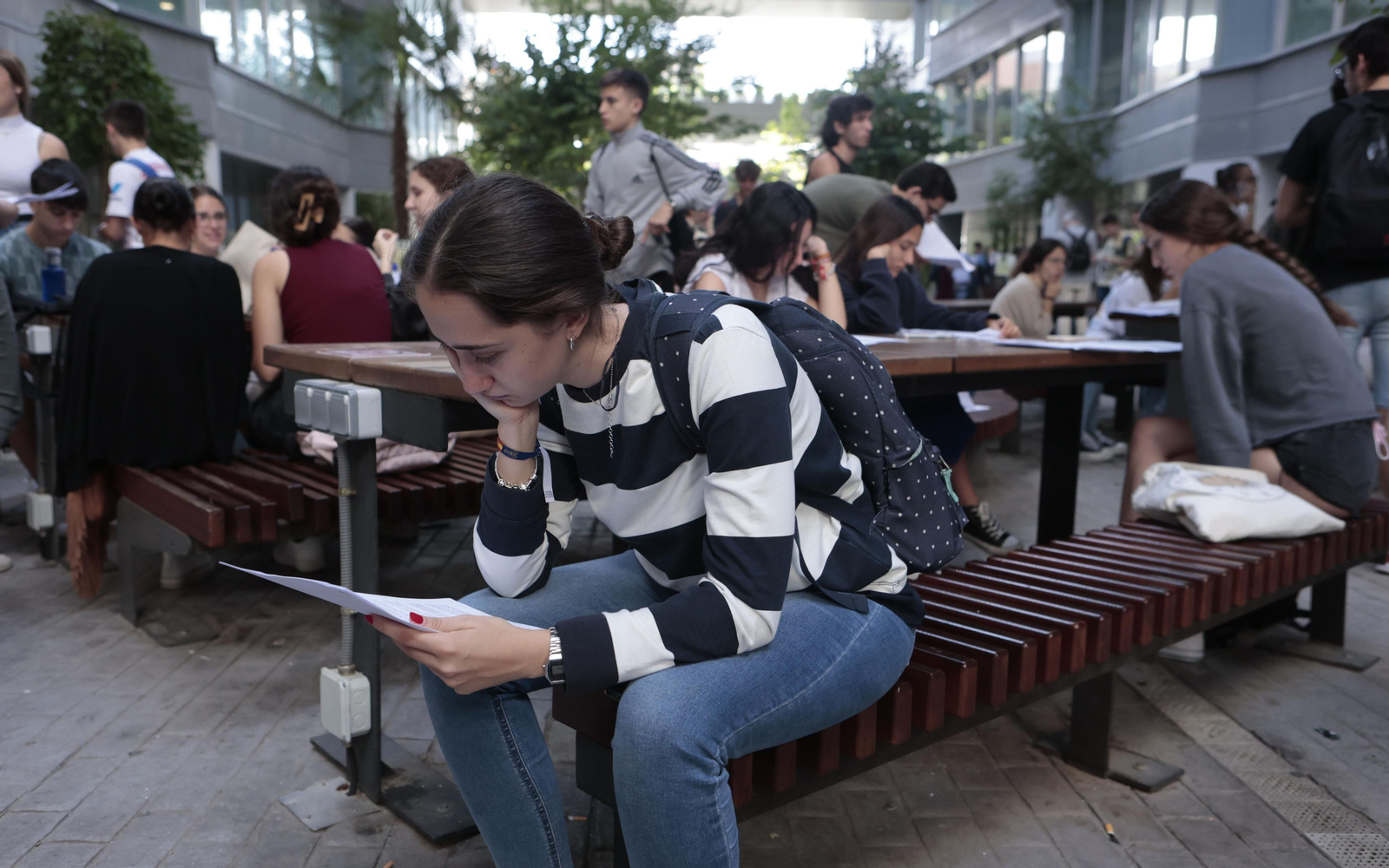 Las imágenes de la Selectividad en la Universidad de Sevilla
