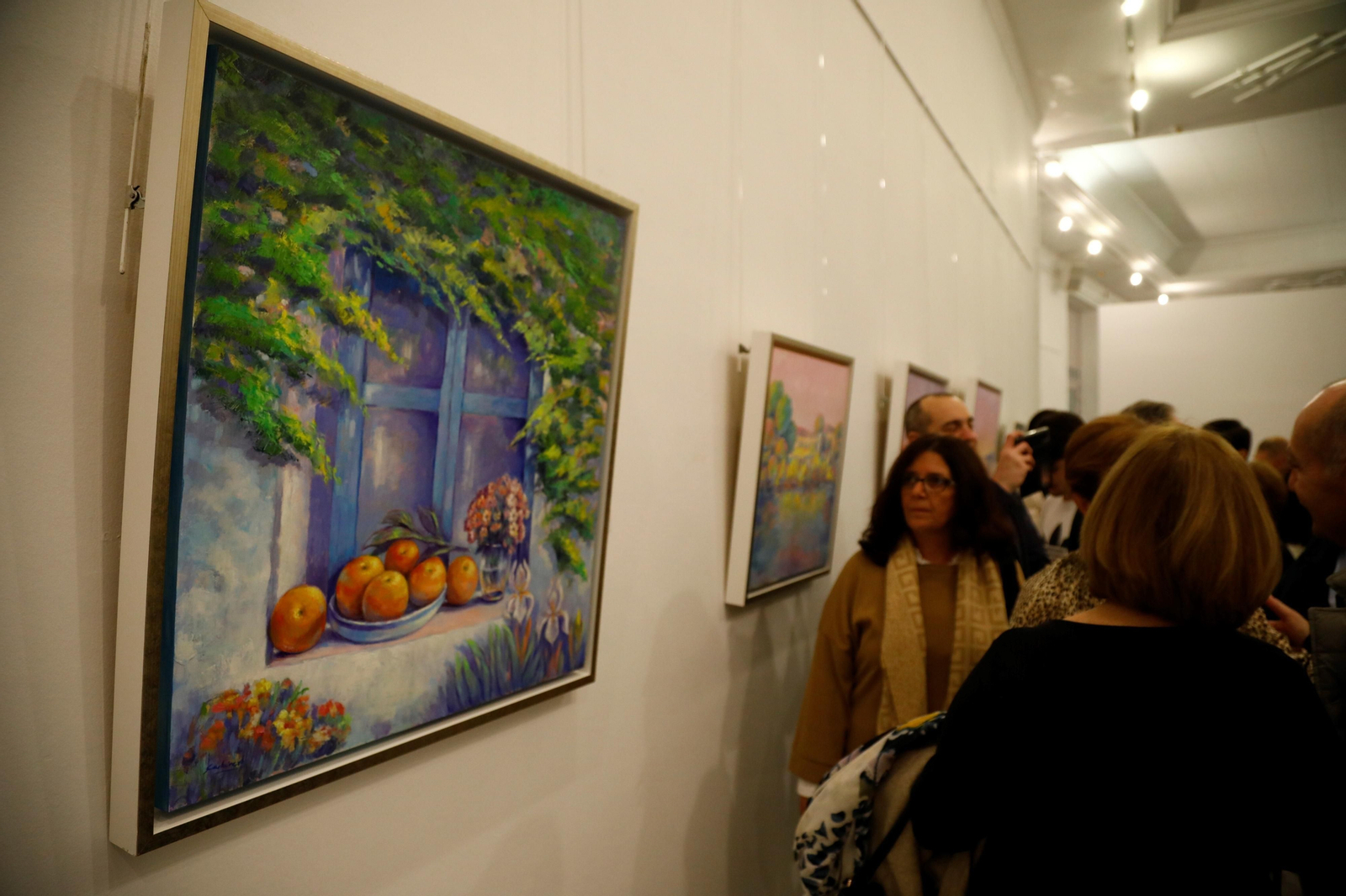 Miguel Cachinero expone su obra en el Real Círculo de la Amistad de Córdoba, en imágenes