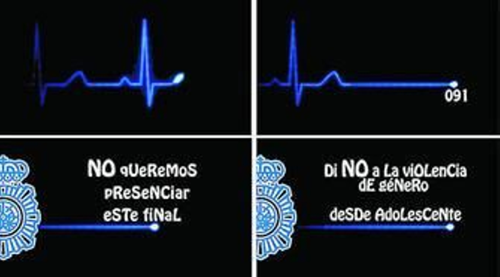 Imagen de la campaña de la Policía Nacional.