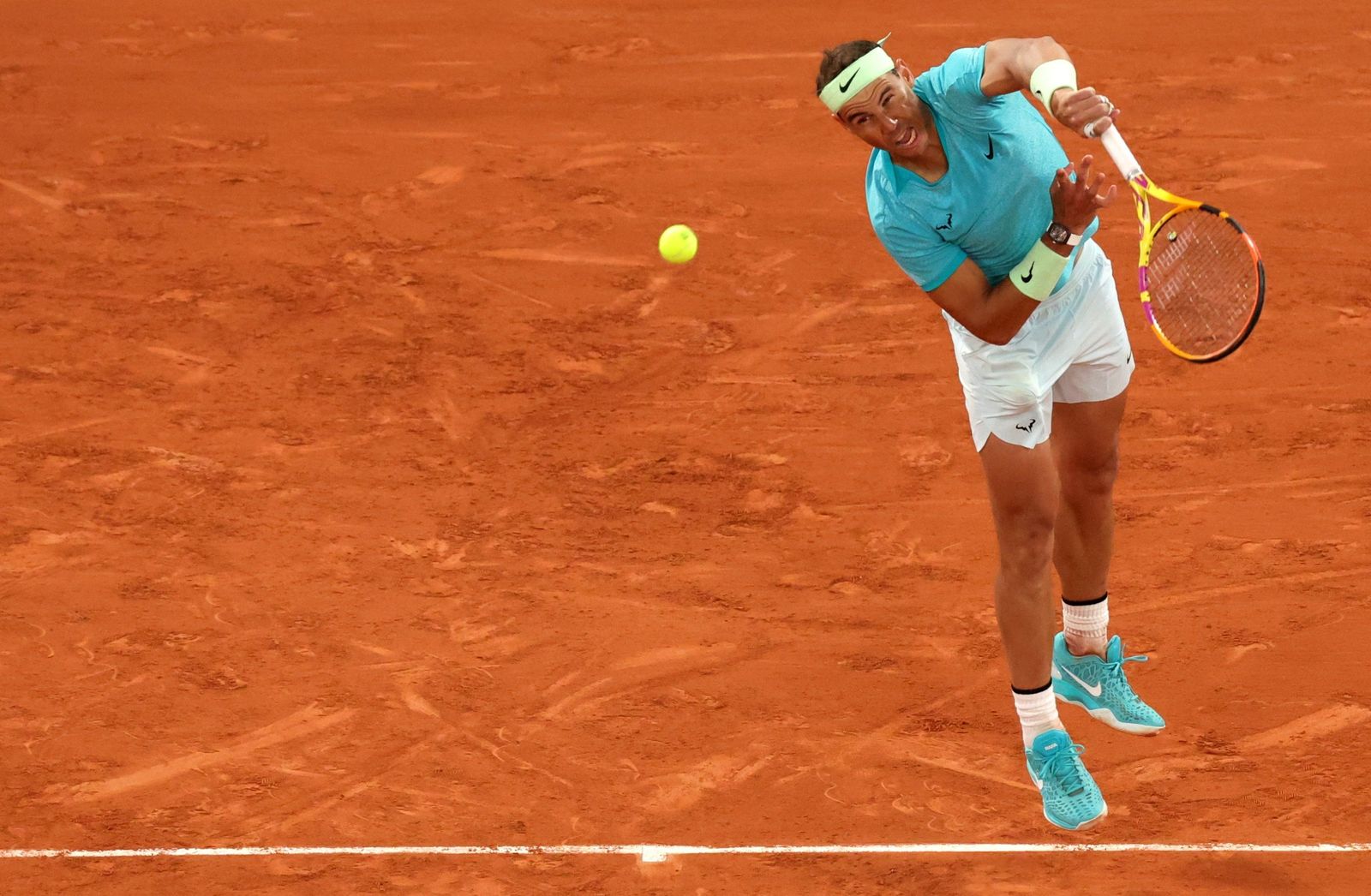 Las fotos del adiós de Nadal en Roland Garros