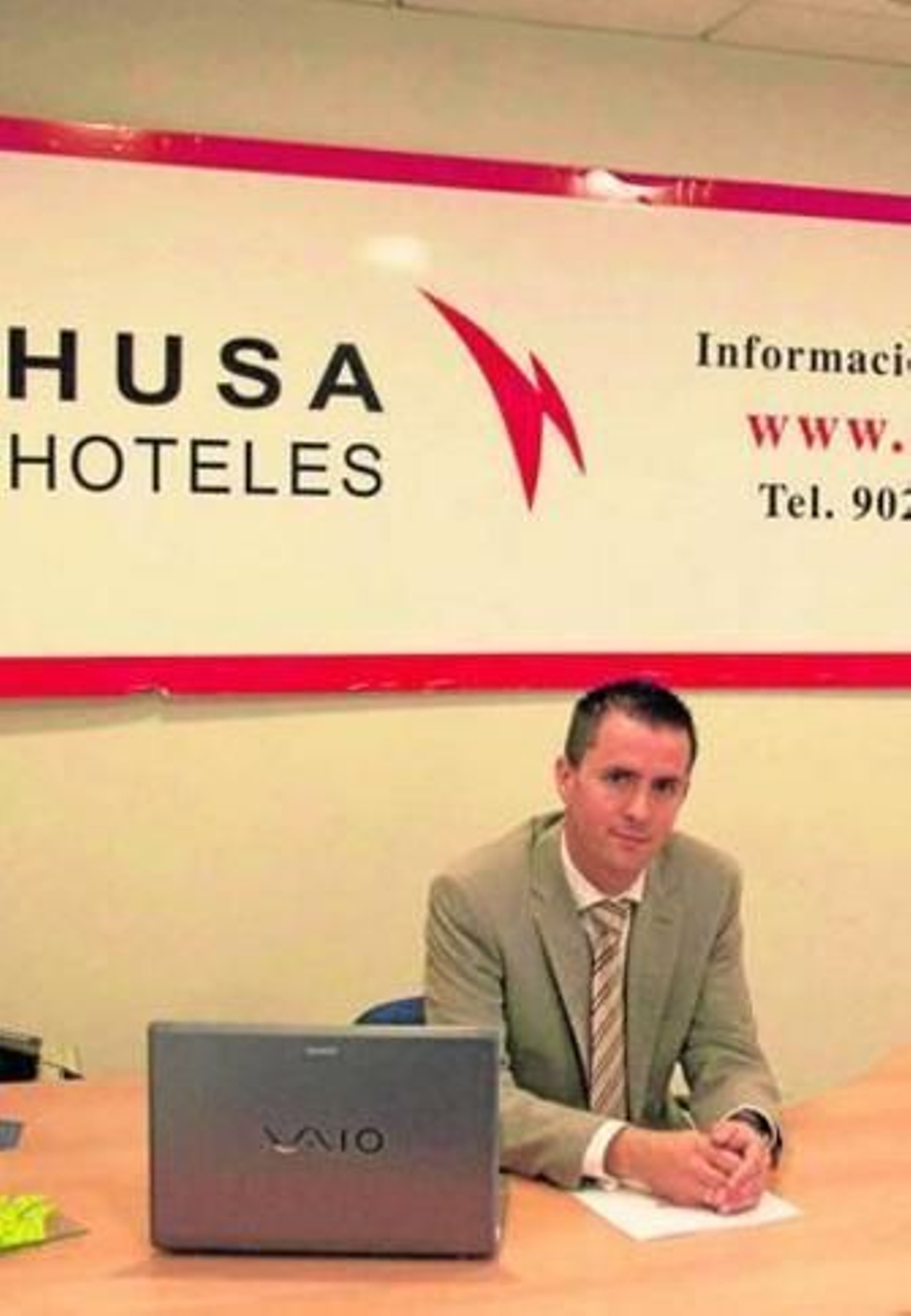 El director del Hotel Husa Gran Fama, Benoit Vuillaume.