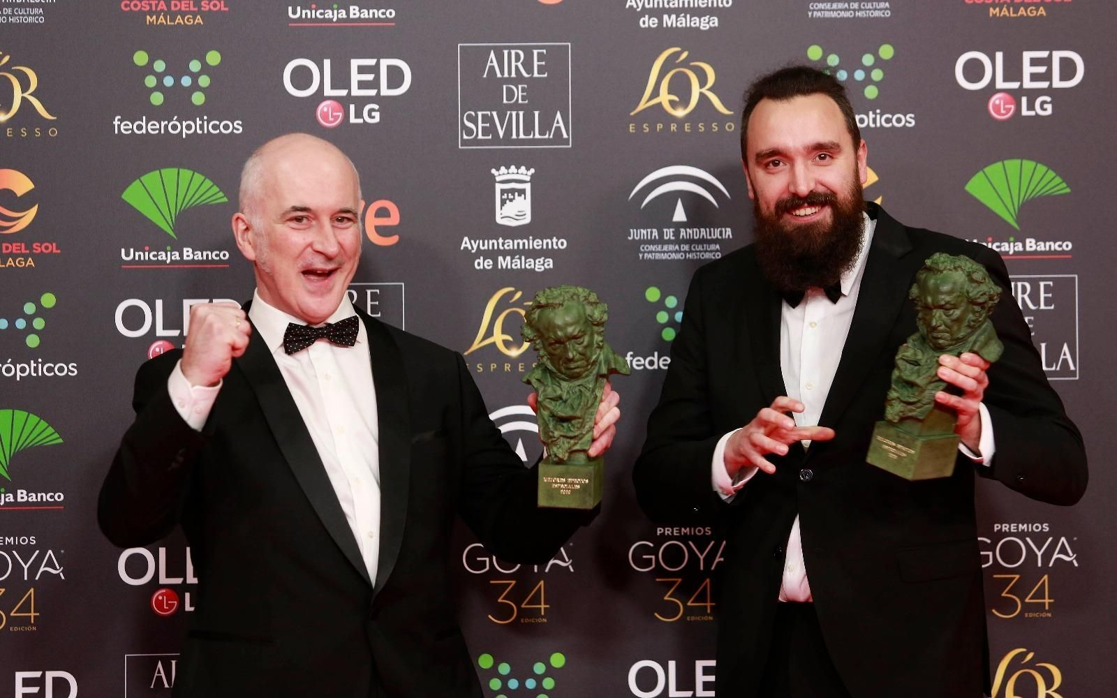 Los premiados en la gala de los Goya 2020 en Málaga. Los premiados en la gala de los Goya 2020 en Málaga.