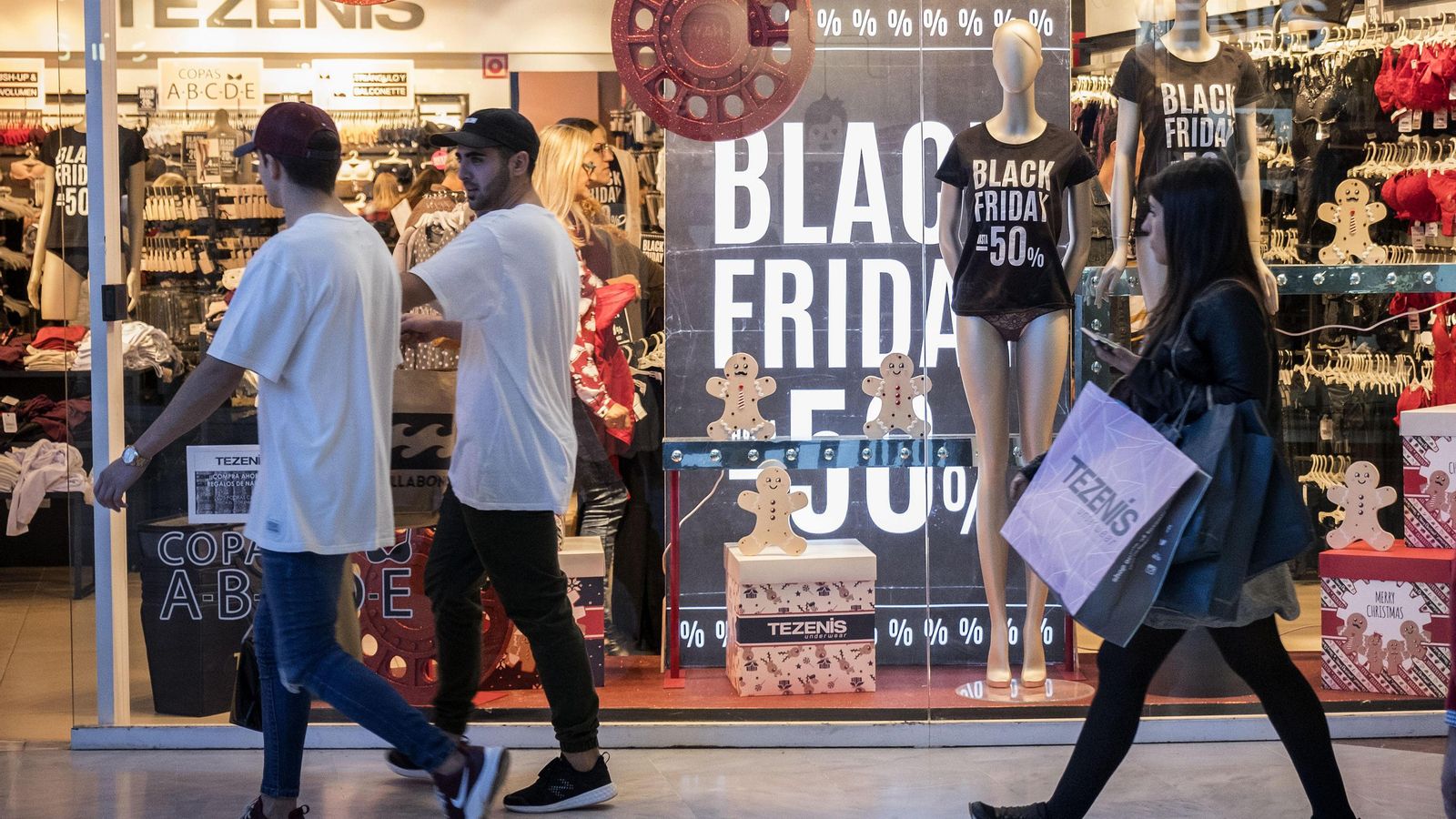 Imagen de Bahía Sur en un Black Friday de años anteriores.