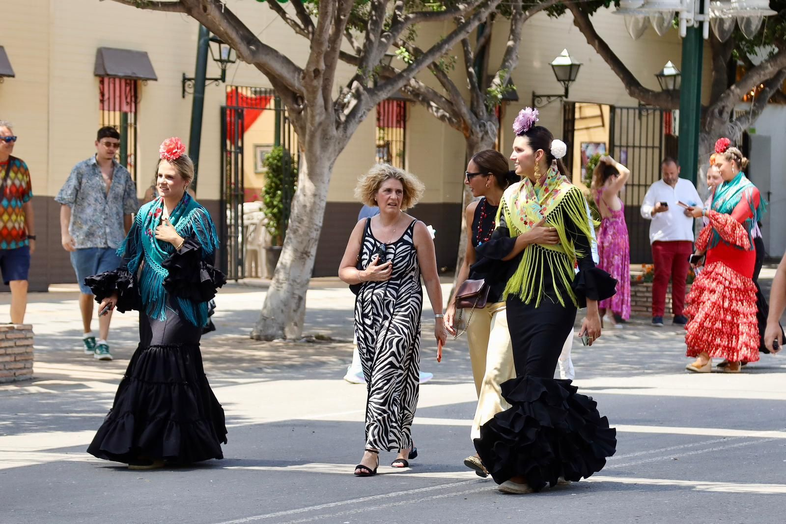 El domingo de Feria en el Real, en imágenes