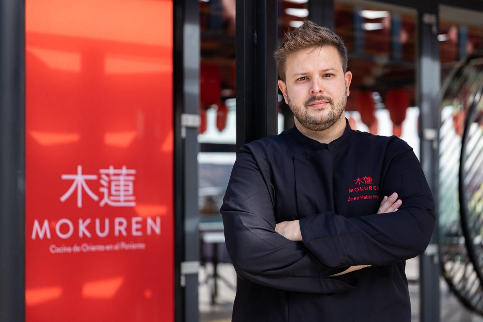 El chef del restaurante Mokuren.