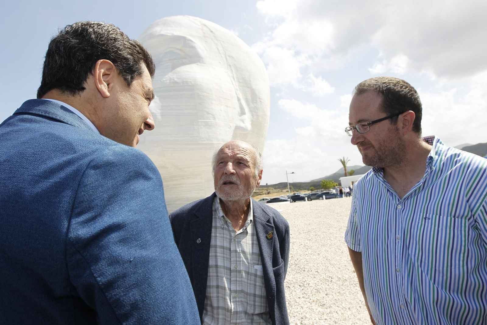 Inauguración escultura 'La Mujer del Almanzora'. Olula del Río