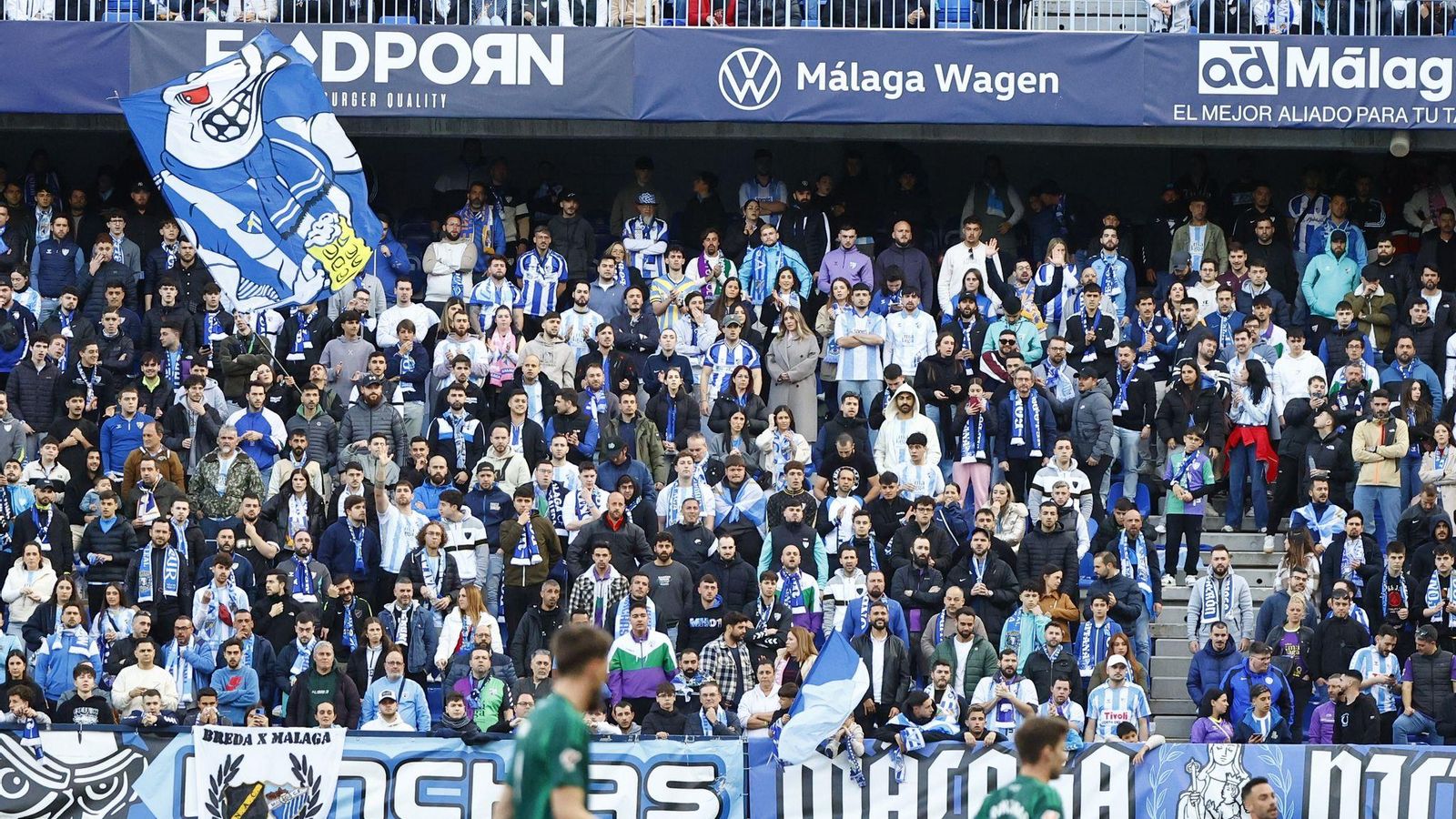 El Málaga CF-Racing de Ferrol, en fotos