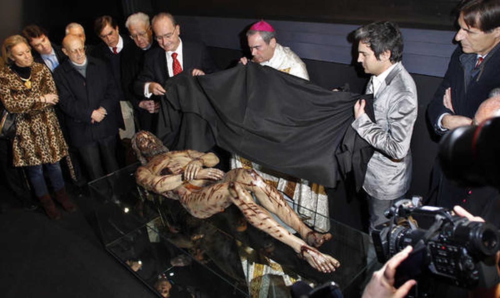 La exposición de la Sábana Santa podrá verse en la Catedral de Málaga hasta junio

Foto: Sergio Camacho