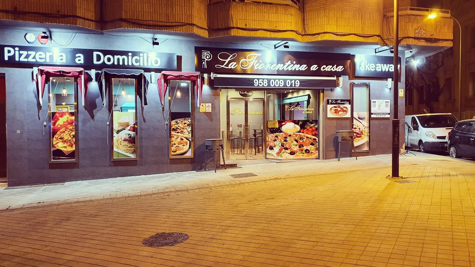 Una pizzería de Maracena.