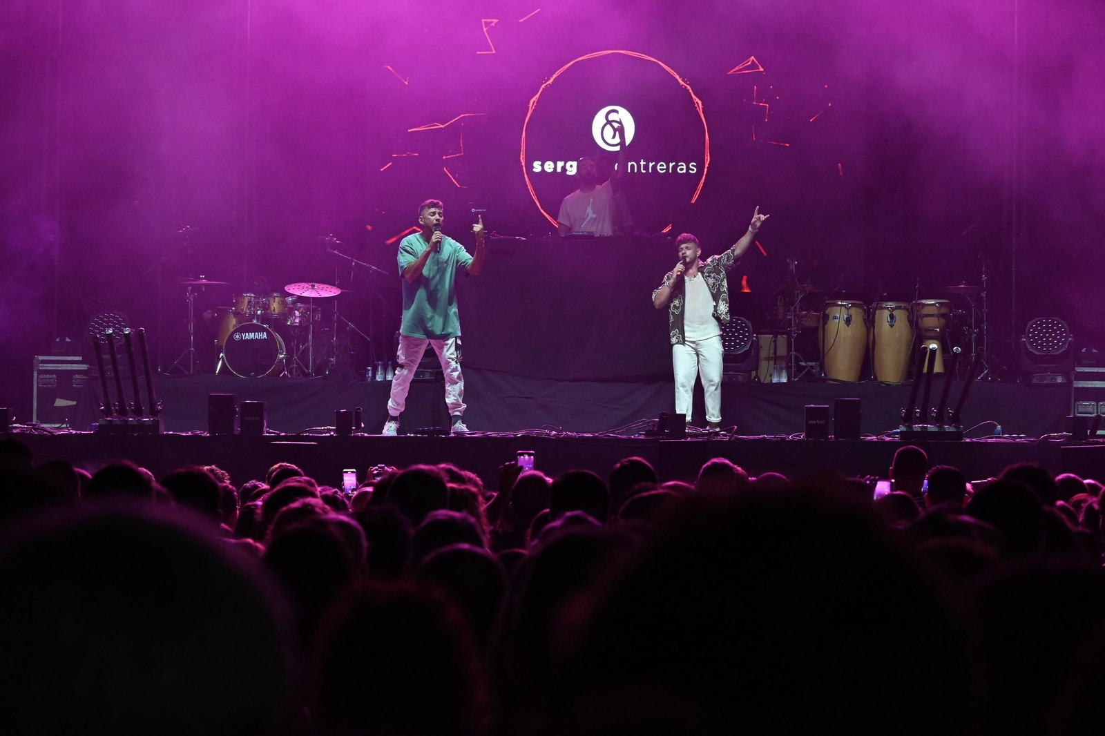 Imágenes del concierto de Sergio Contreras y Raule en las Colombinas