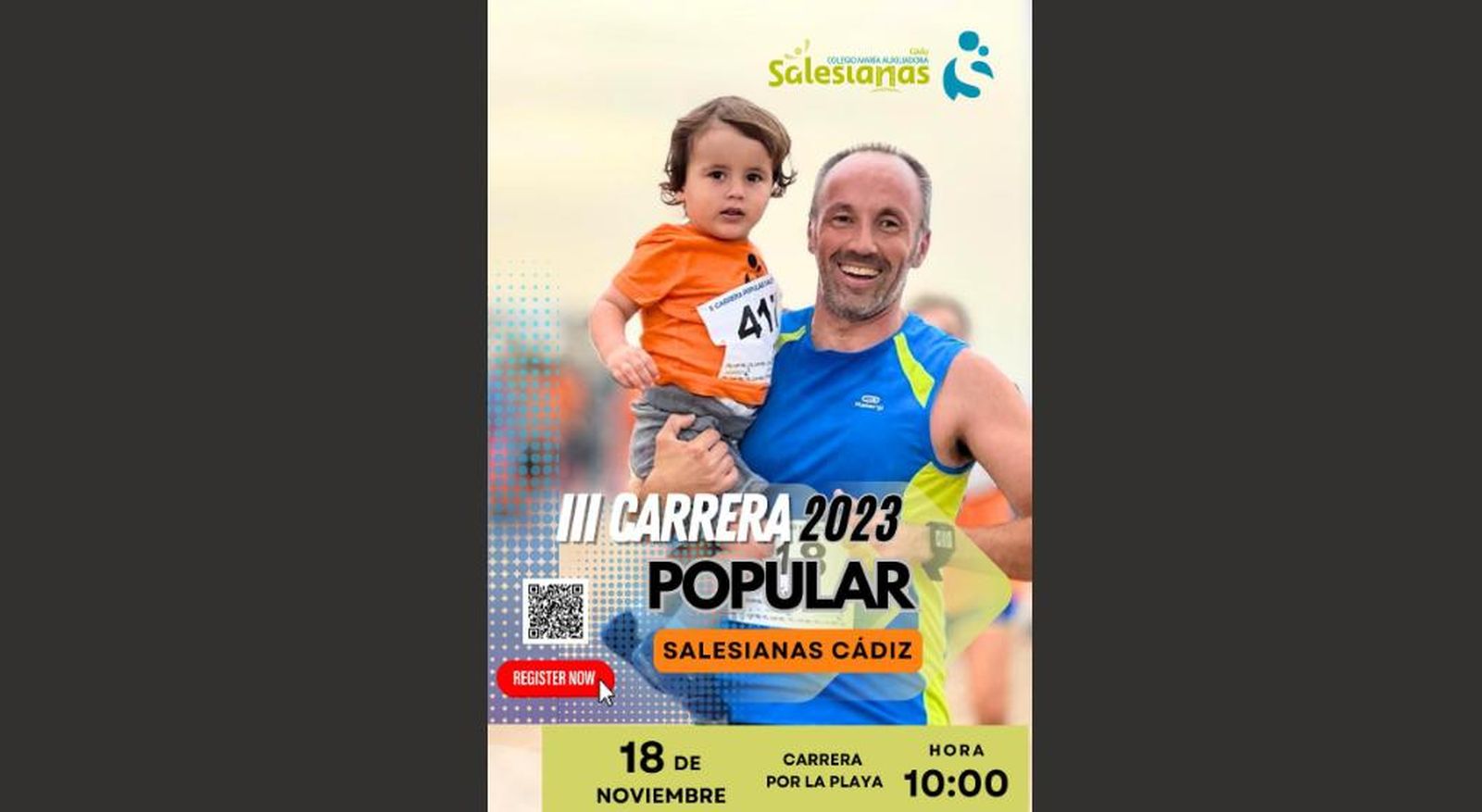 Cartel de la prueba que tendrá lugar el próximo día 18.