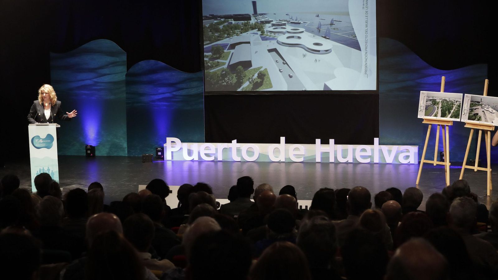 Pilar Miranda, en un momento de la presentación del proyecto.
