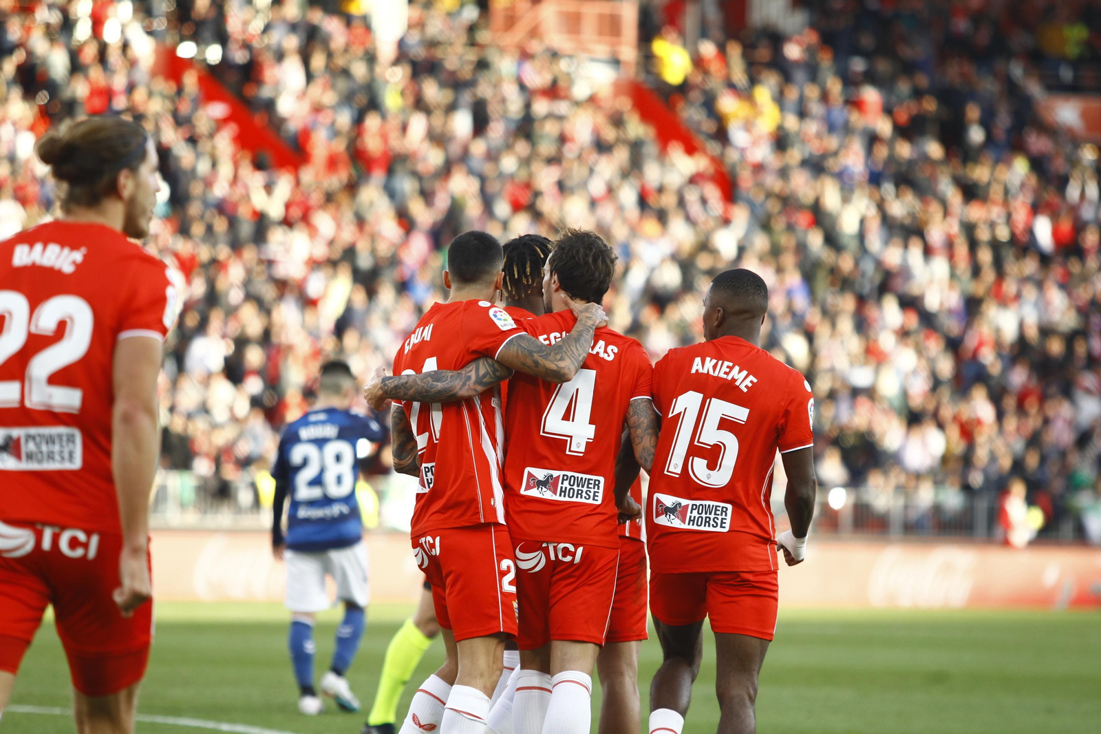 Imágenes del partido de fútbol U.D. Almería-Real Betis Balompié