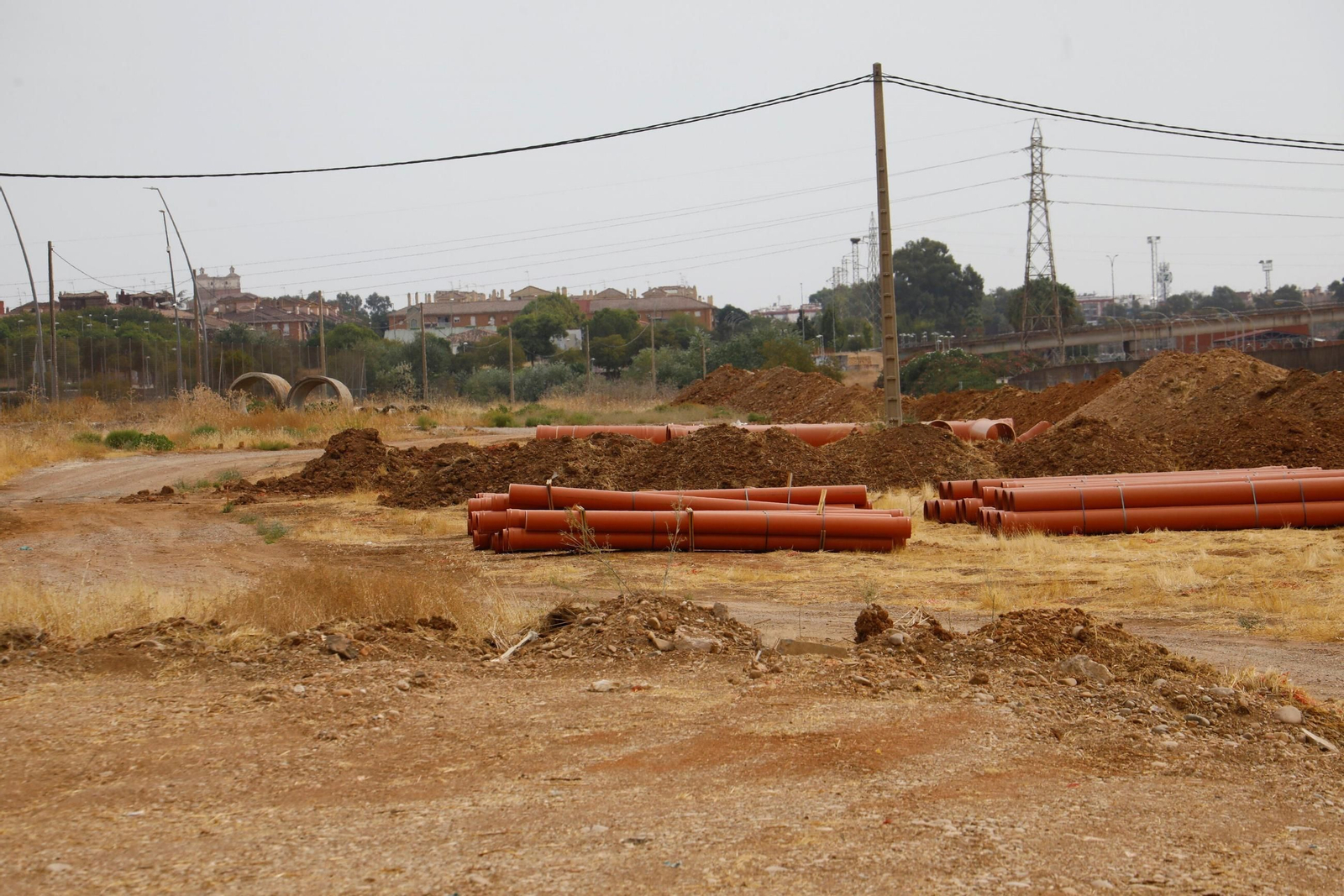 El inicio de las obras de la tercera fase del parque logístico de Córdoba, en imágenes