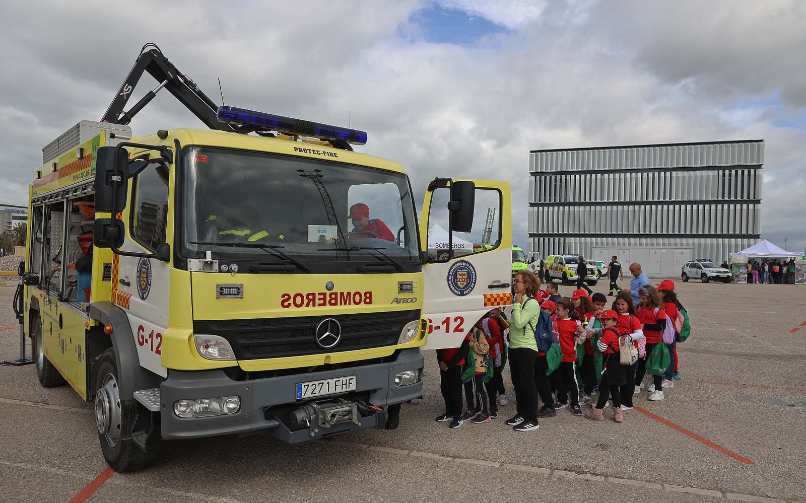 Imágenes del Día Europeo del 112 celebrado en el Puerto de Algeciras