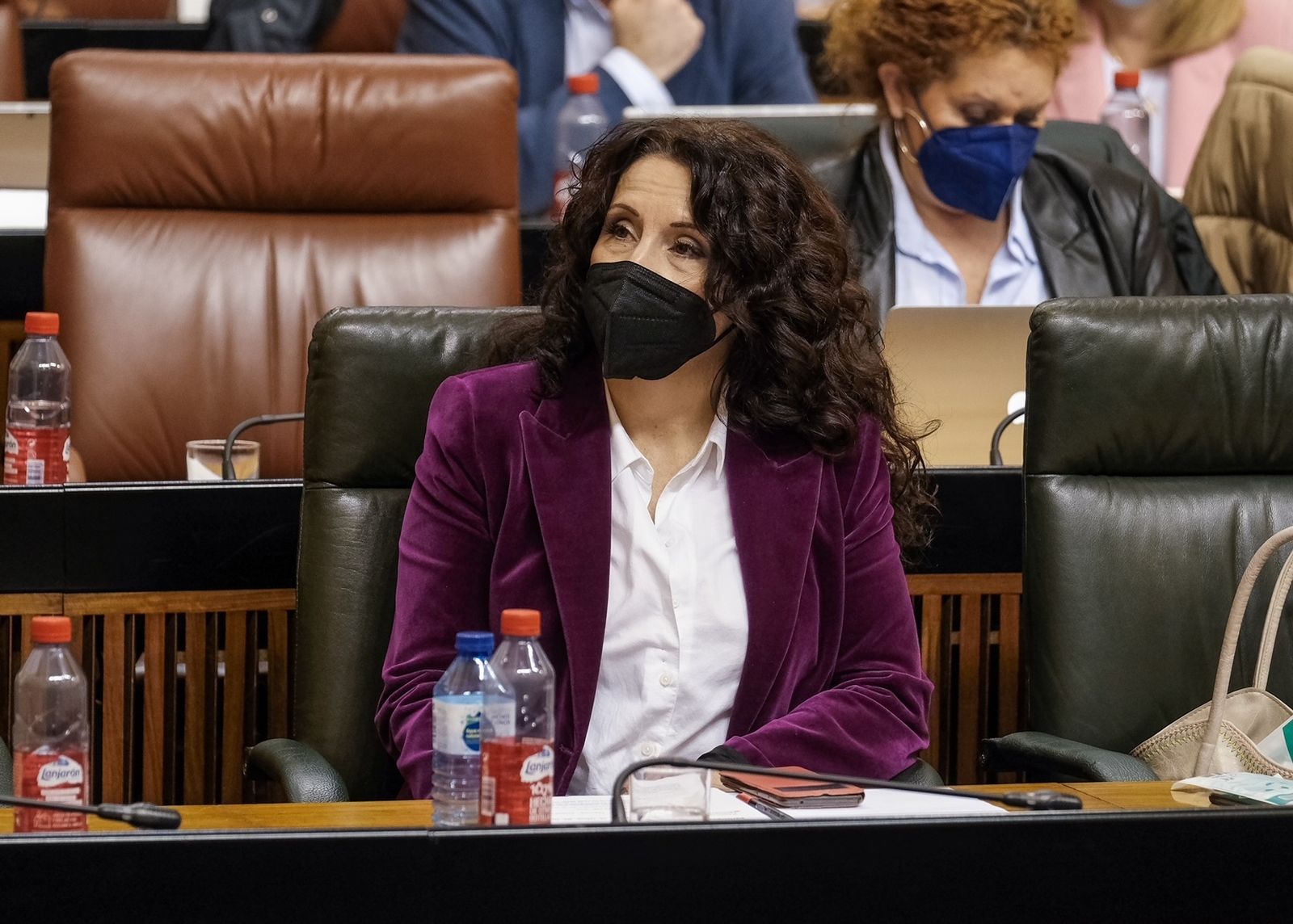 Rocío Ruiz, durante la sesión parlamentaria.