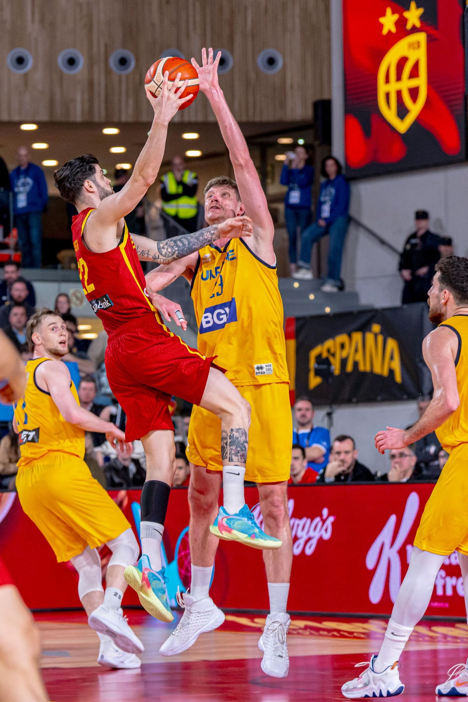Las mejores fotos del España-Ucrania de baloncesto
