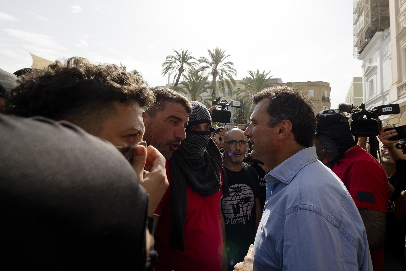 Imágenes del segundo día de huelga de los trabajadores del sector del metal en Cádiz