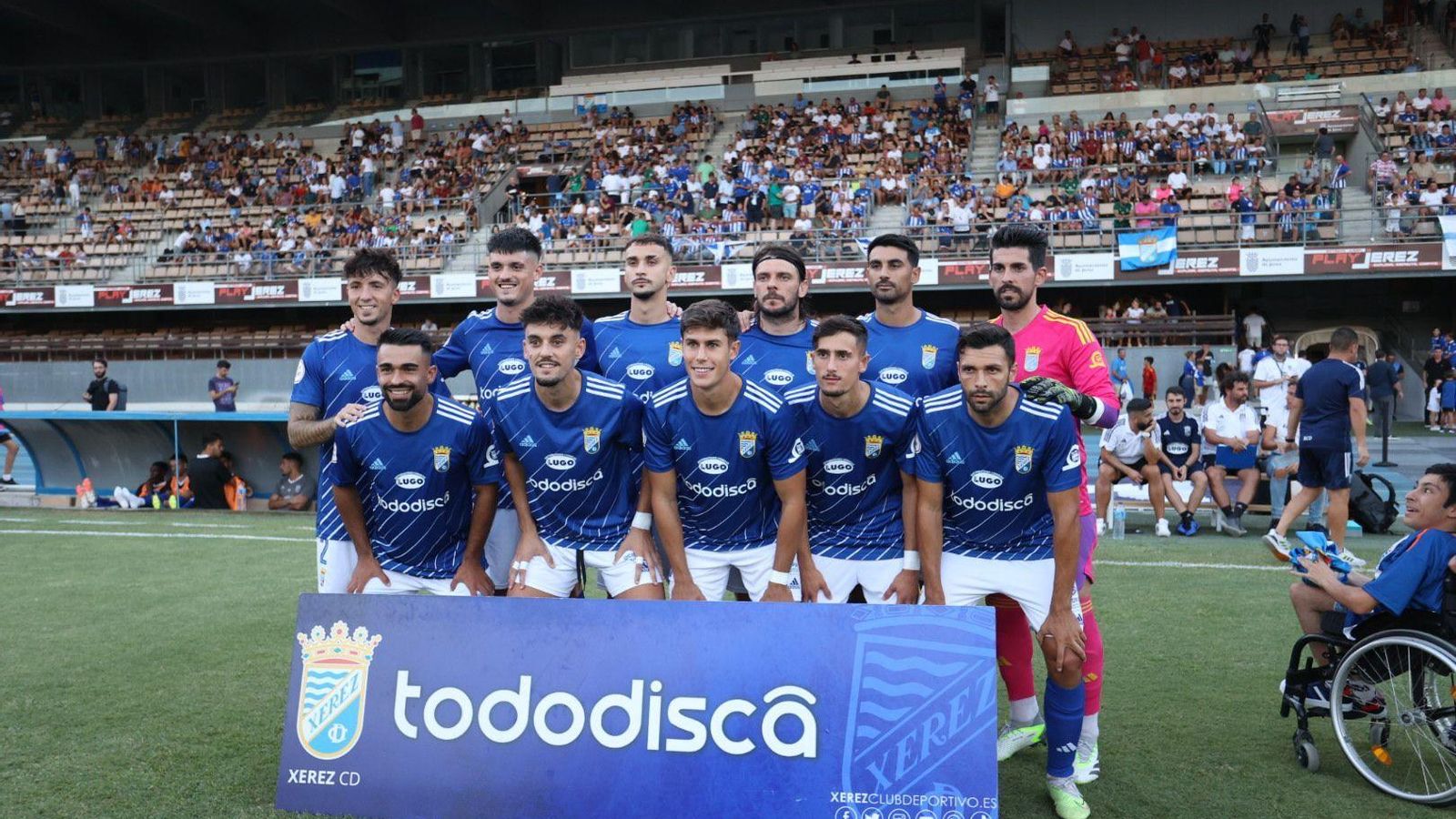 Once del Xerez CD en Chapín ante el Salerm Puente Genil en Copa RFAF.