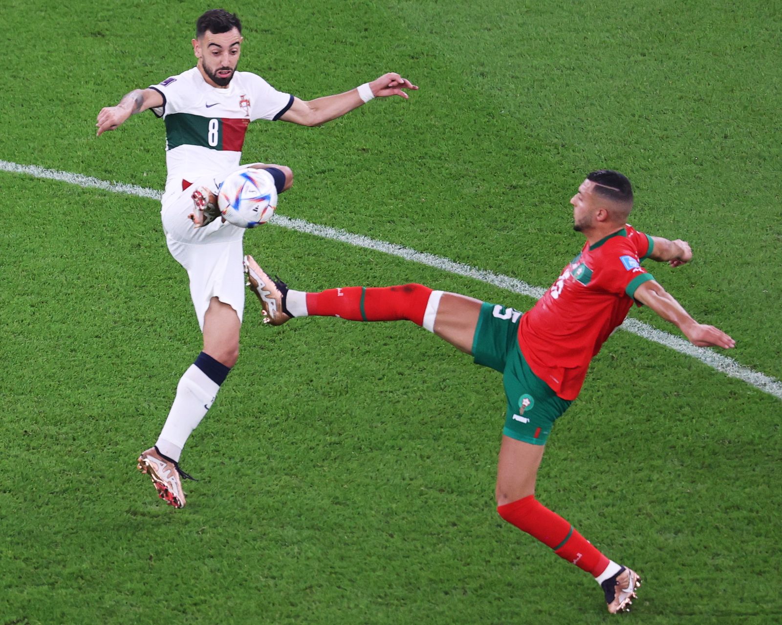 Las imágenes del Marruecos - Portugal de los cuartos de final del Mundial de Qatar