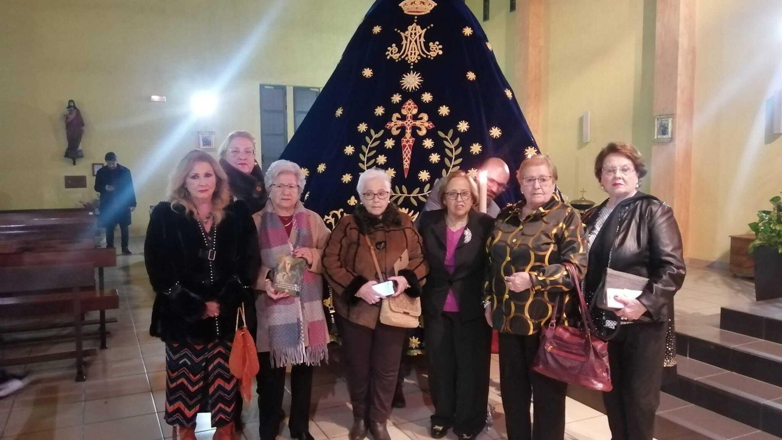 El grupo de bordadoras de la Flagelación. El grupo de bordadoras de la Flagelación.