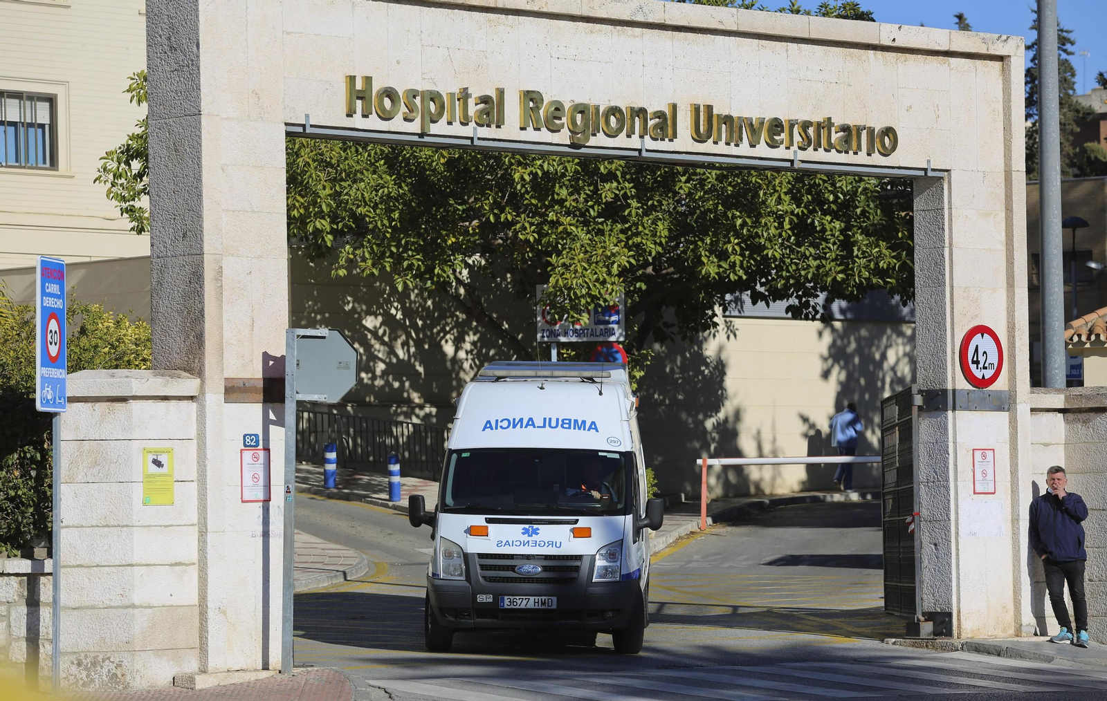El Hospital Regional de Málaga.