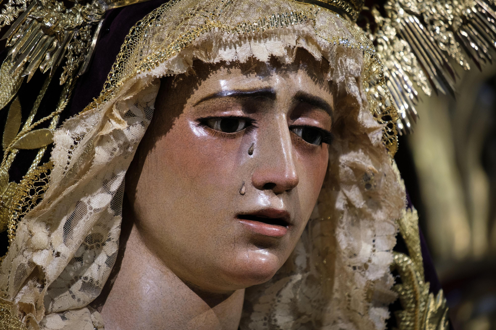 Las imágenes del besamanos a la Virgen de la Amargura