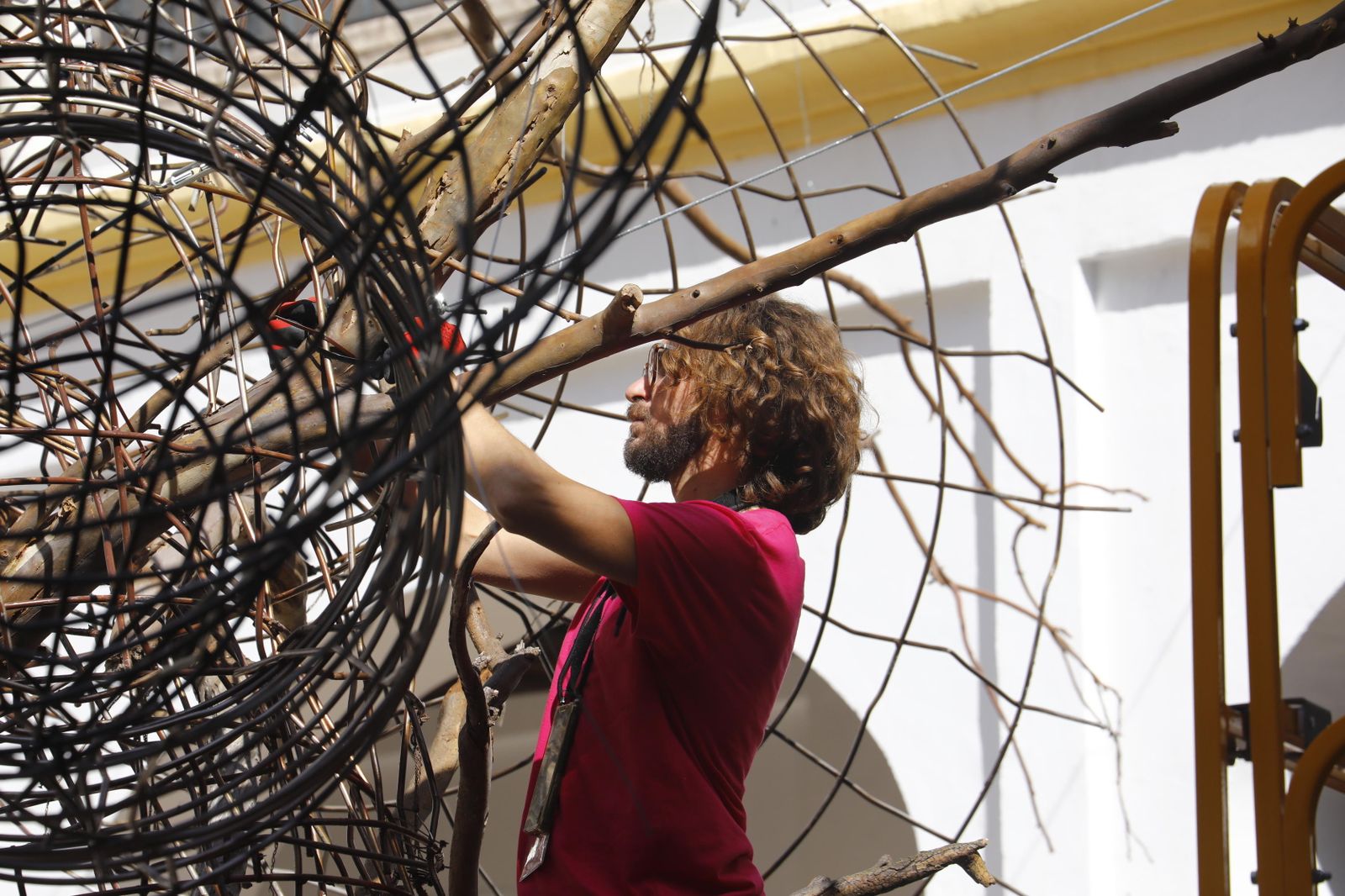 El montaje del Festival Flora, en imágenes