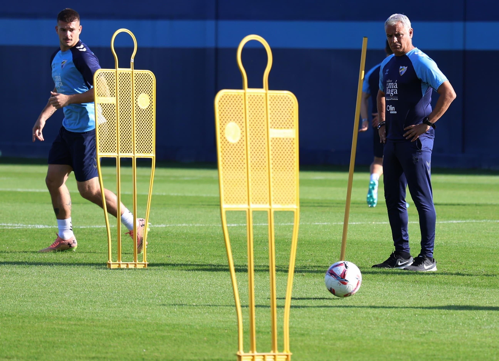 Entrenamiento Málaga CF: Ramón regresa en la primera sesión de la semana