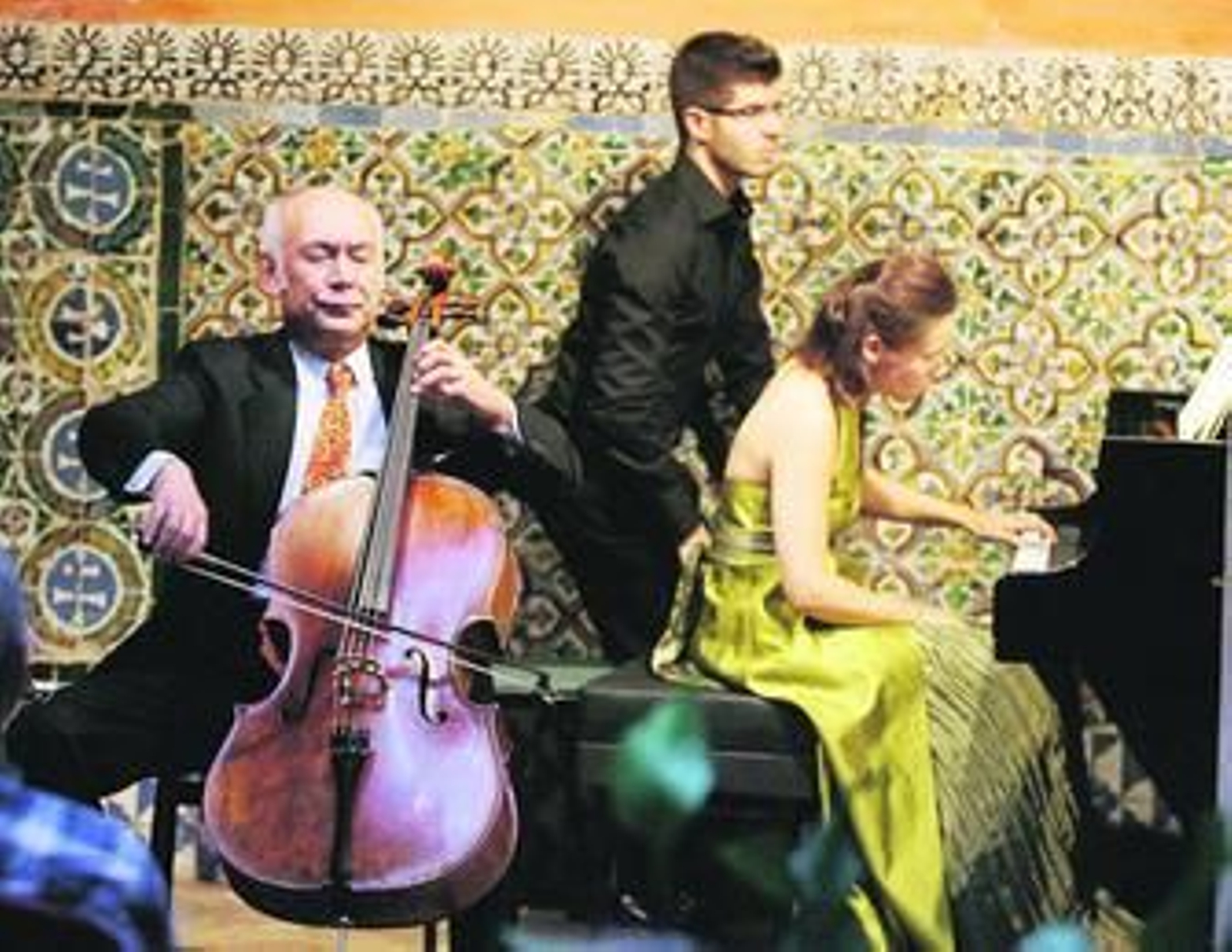 Un momento del concierto que acogió anoche la Casa Salinas, una de las sedes del Festival.