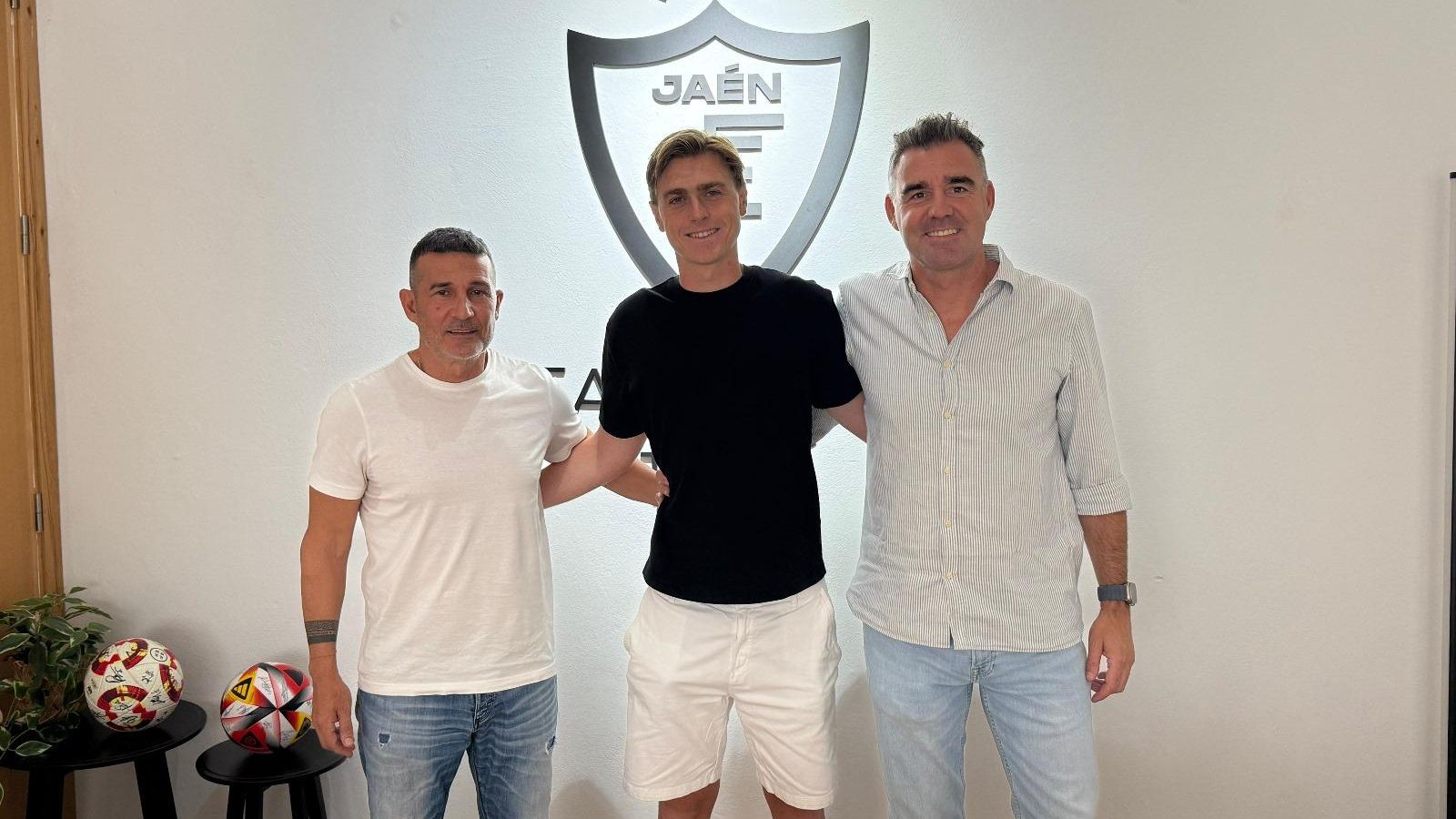 Jaime Morillas, junto a Manuel Chumilla y Fran Anera.