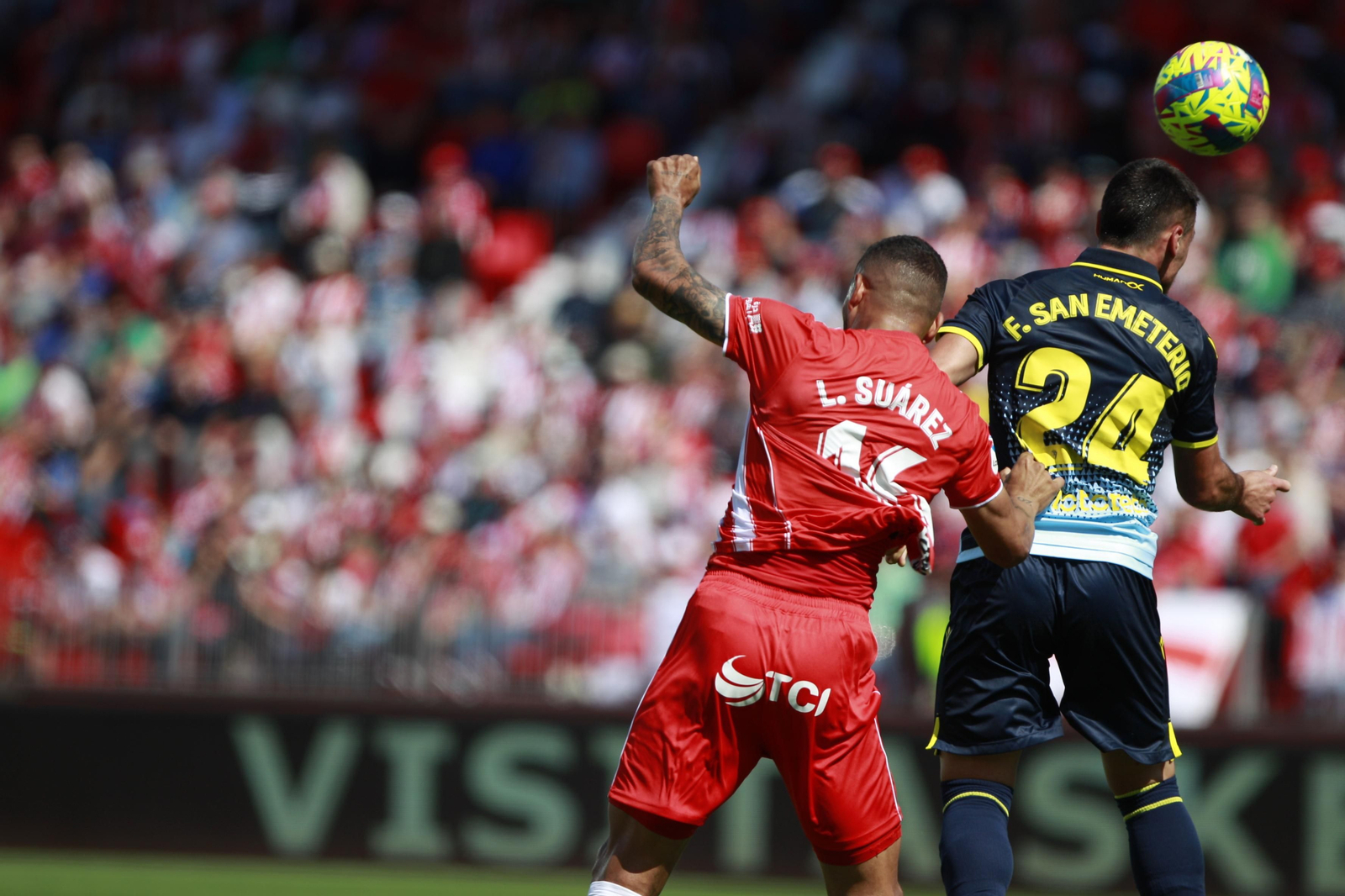 Imágenes del partido de la Liga Santander U.D. Almería-Cádiz C.F.