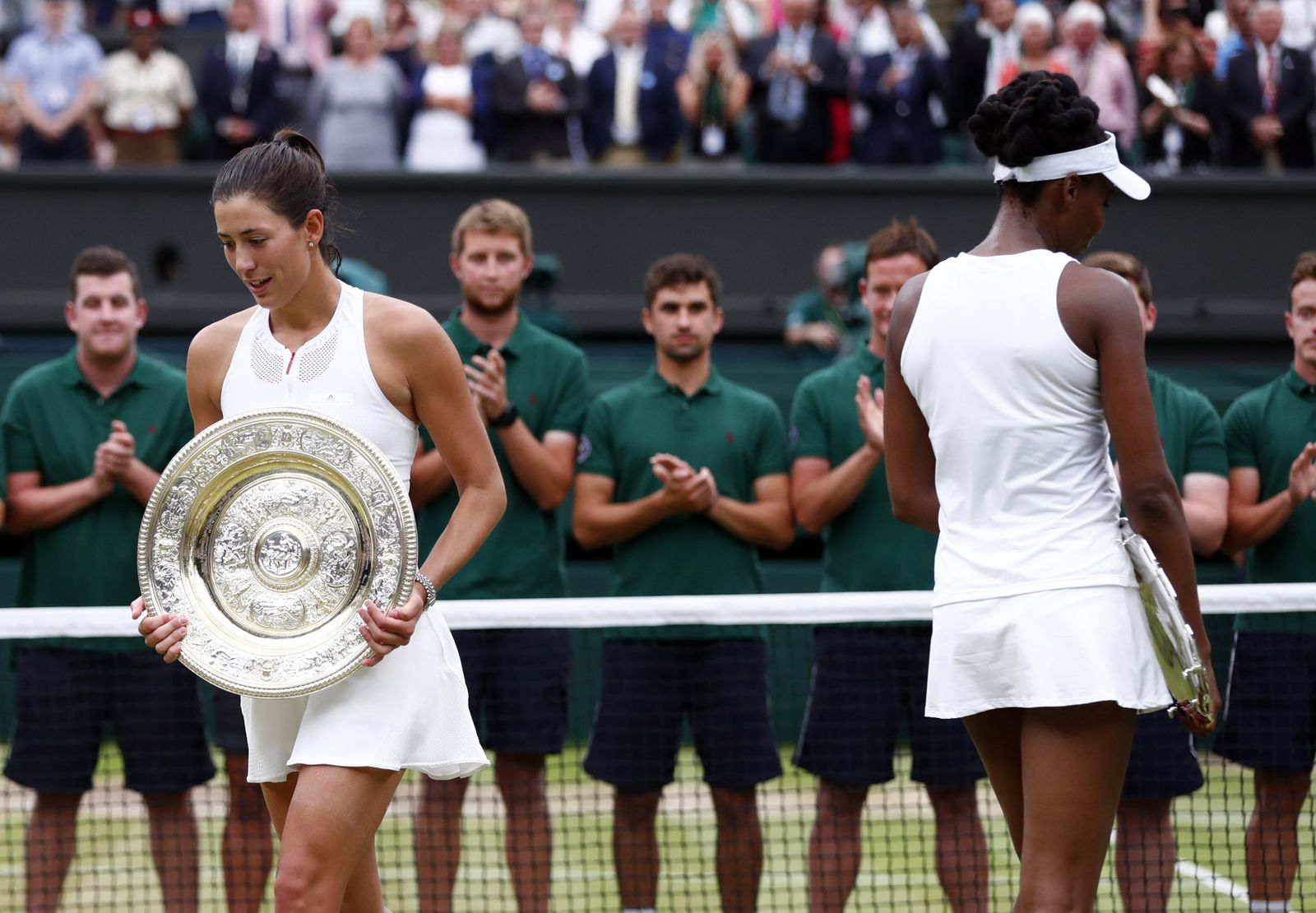 Las imágenes de la final Muguruza-Venus Williams de WImbledon