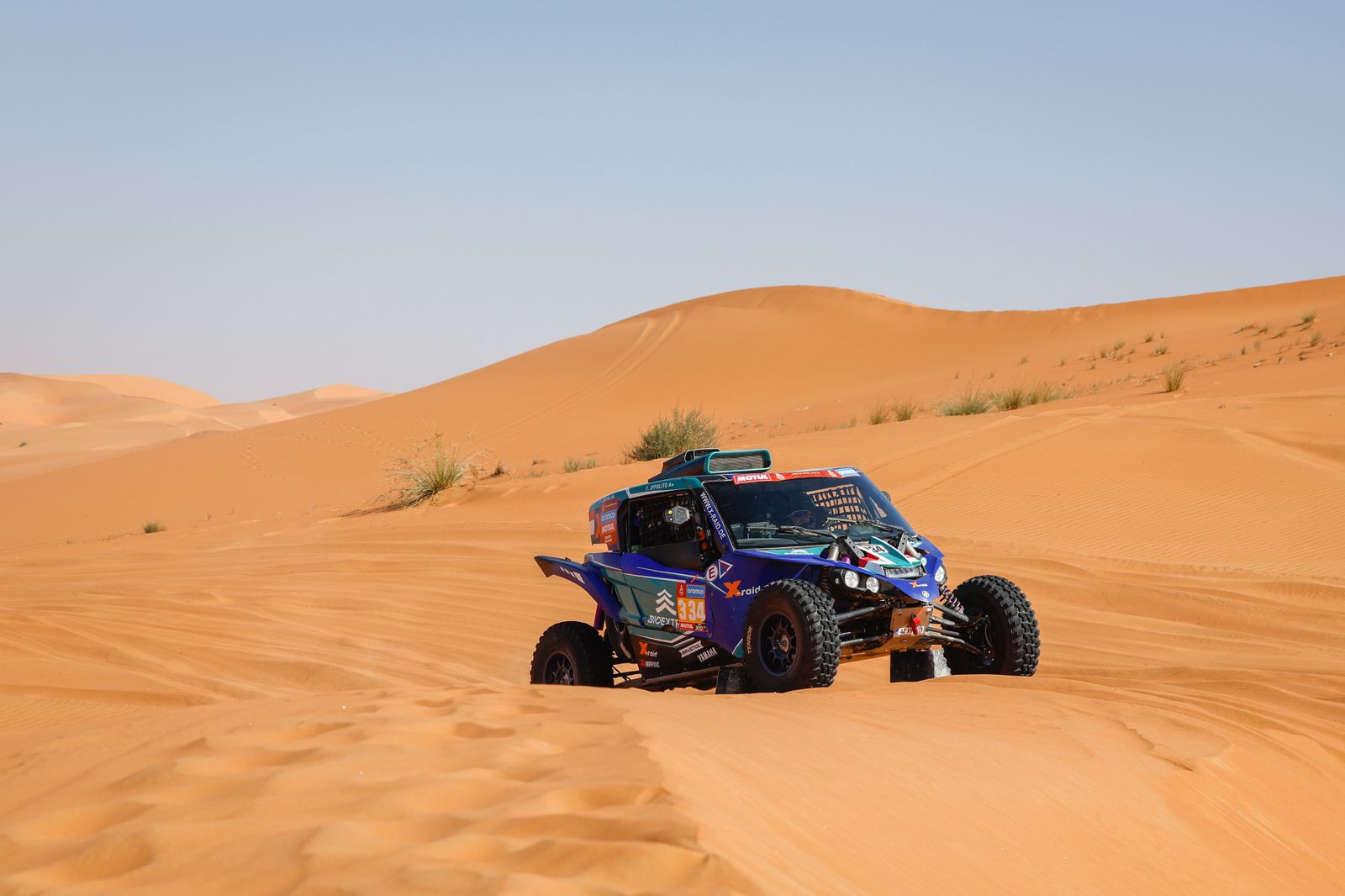 Las mejores fotos del Dakar por las dunas