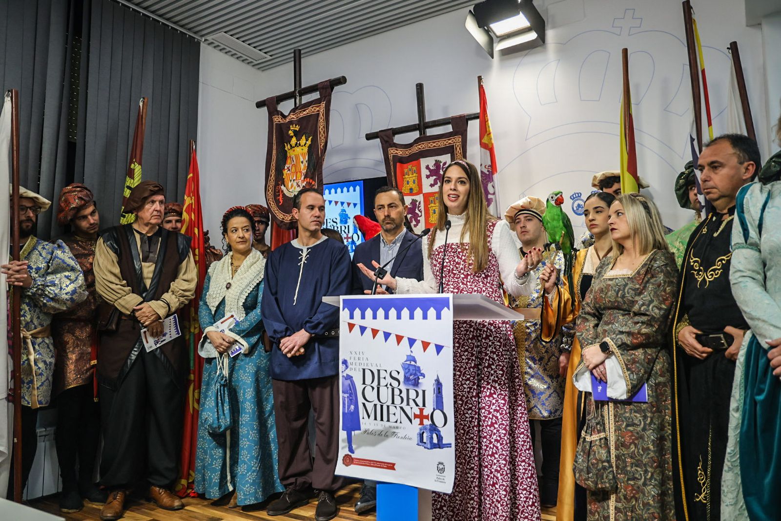 Fotografías de la presentación de la XXIV Feria Medieval del Descubrimiento de Palos de la Frontera