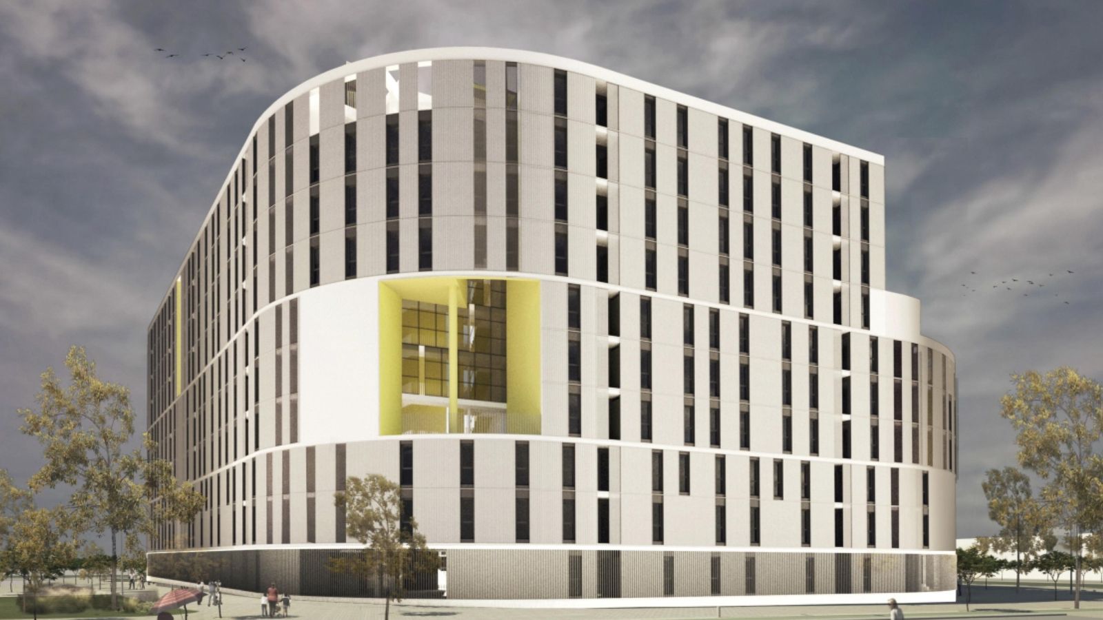 Recreación de la promoción de pisos en alquiler en la Hacienda del Rosario.