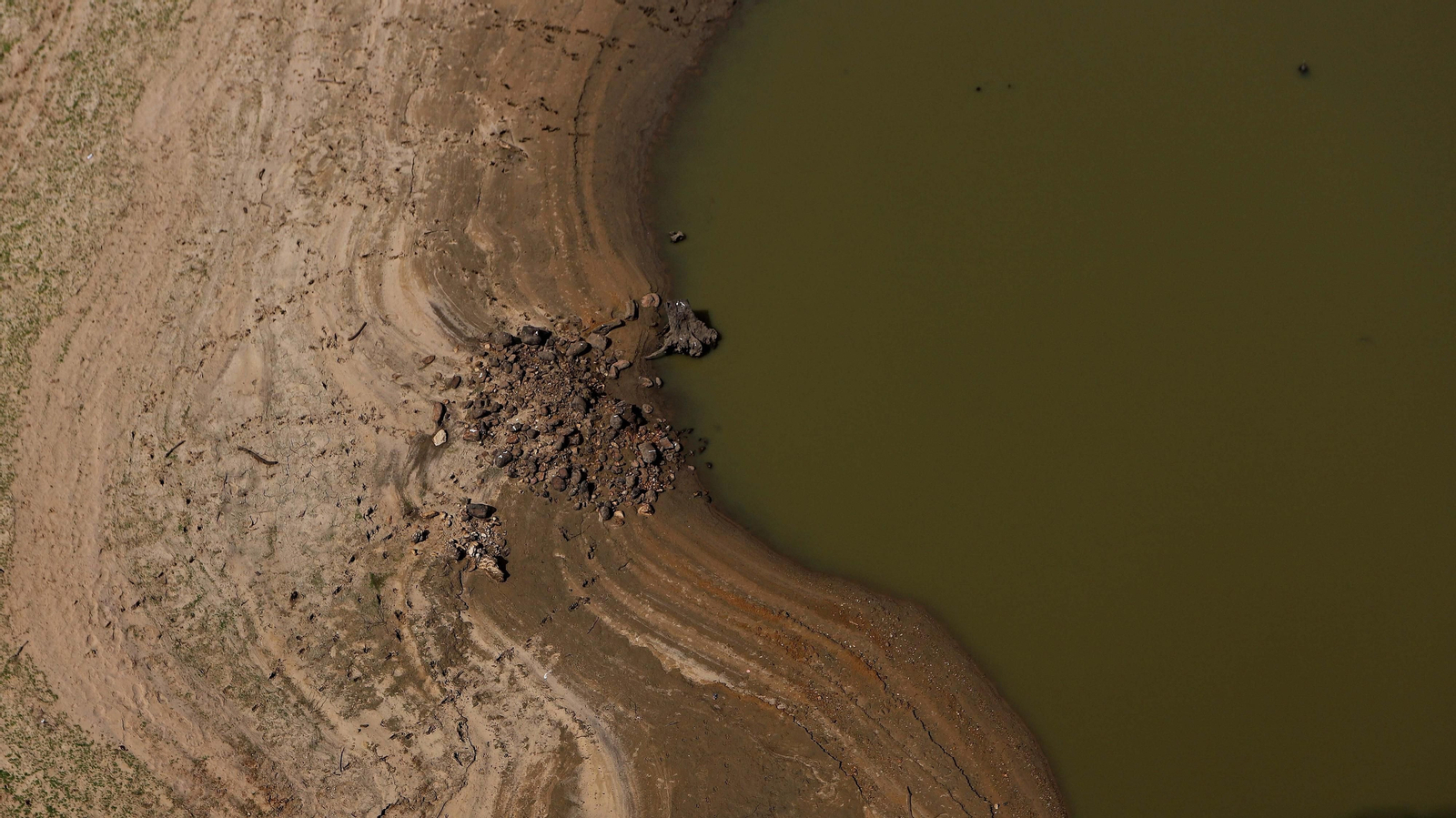 Fotos del embalse de Charco Redondo al 31 % de su capacidad Fotos del embalse de Charco Redondo al 31 % de su capacidad