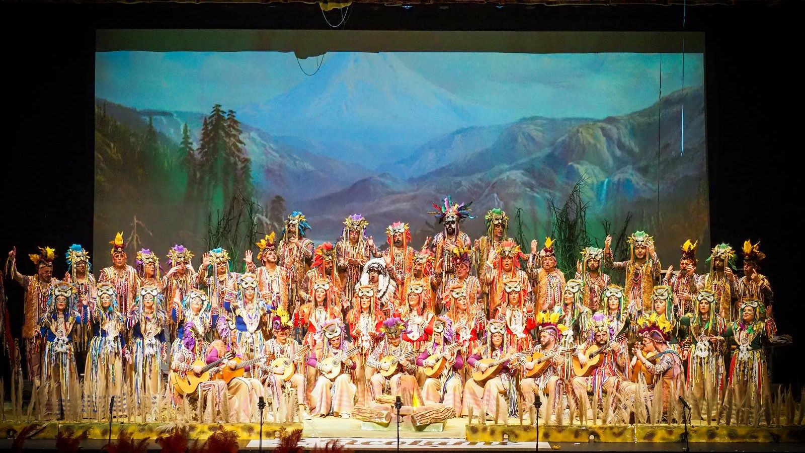 El coro 'El espíritu de la tierra'.