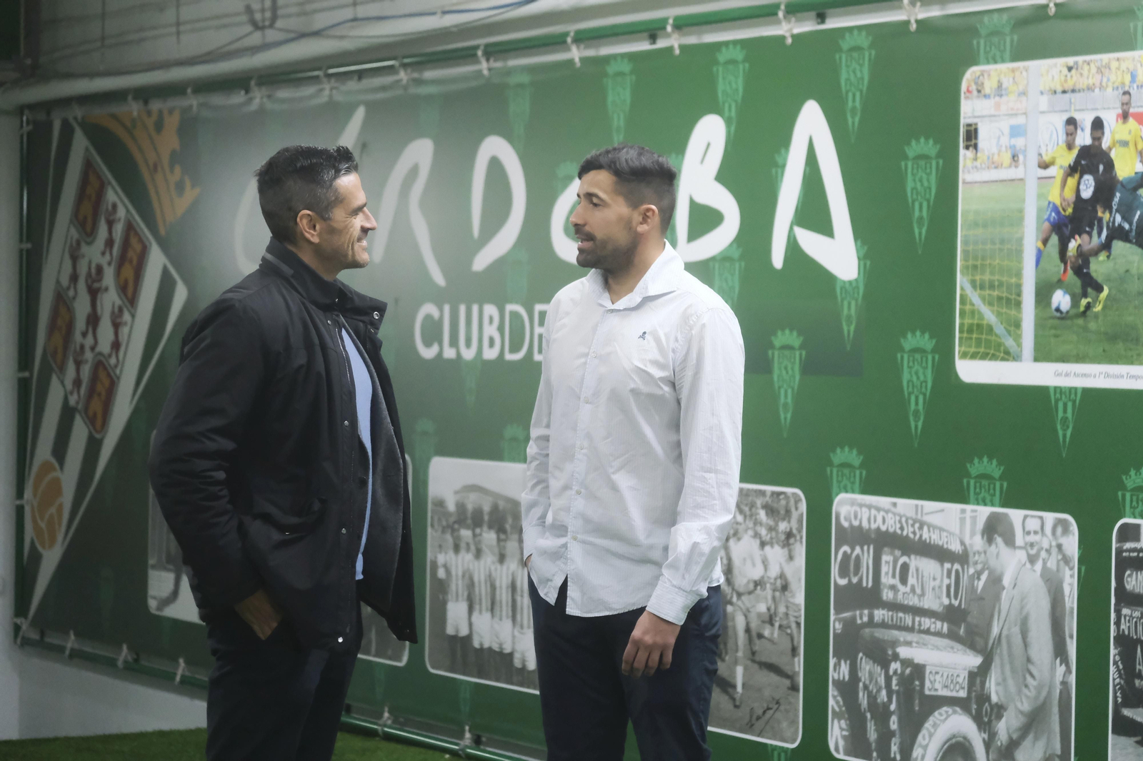 La presentación de Alberto Jiménez en el Córdoba CF, en imágenes