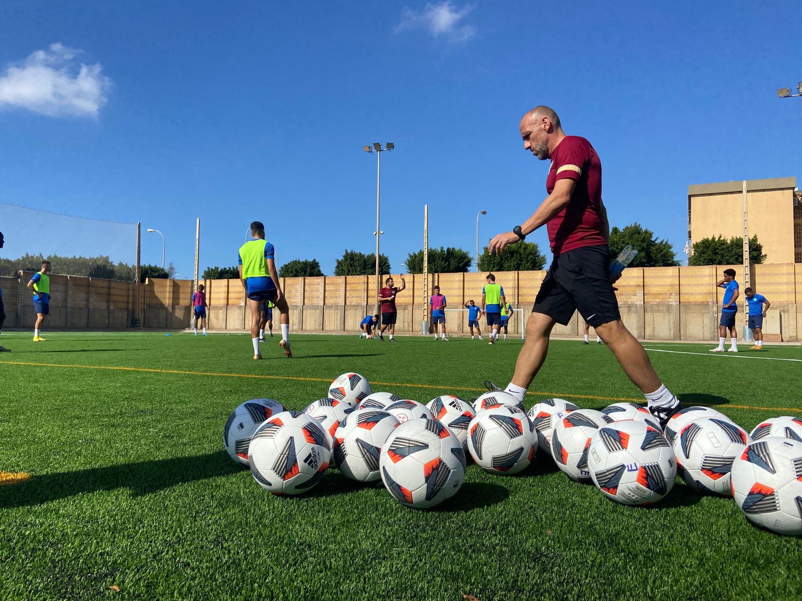 David Cabello, en un ensayo de esta semana.