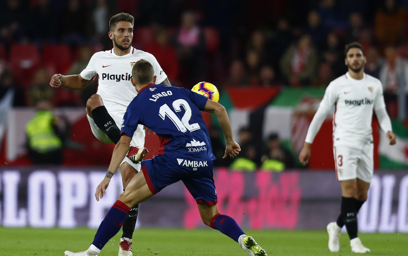 El Sevilla-Huesca, en imágenes